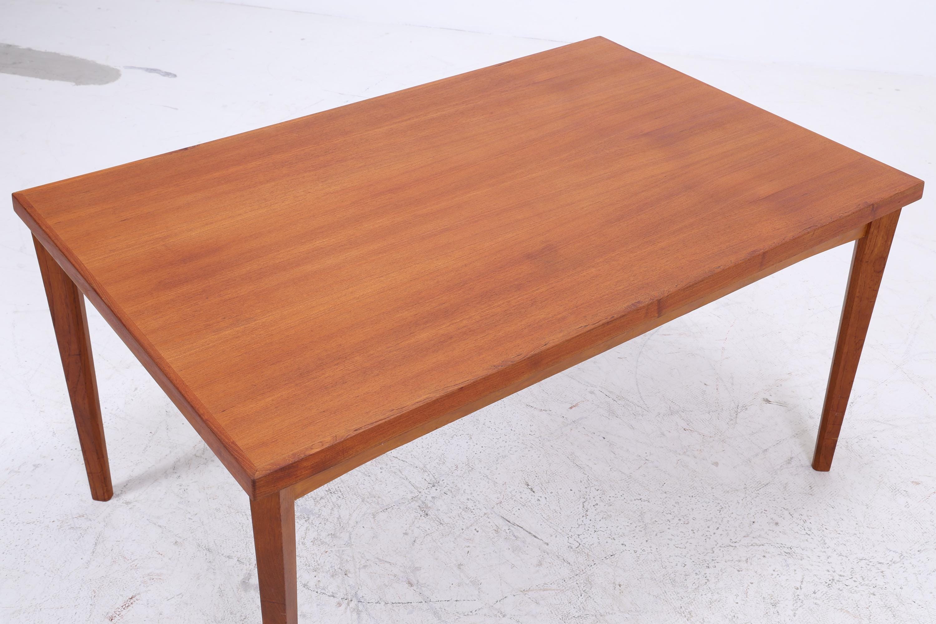 Vintage Teak Esstisch Danish Design | Mid-Century Ausziehbarer Küchentisch 1960er Teak Holz