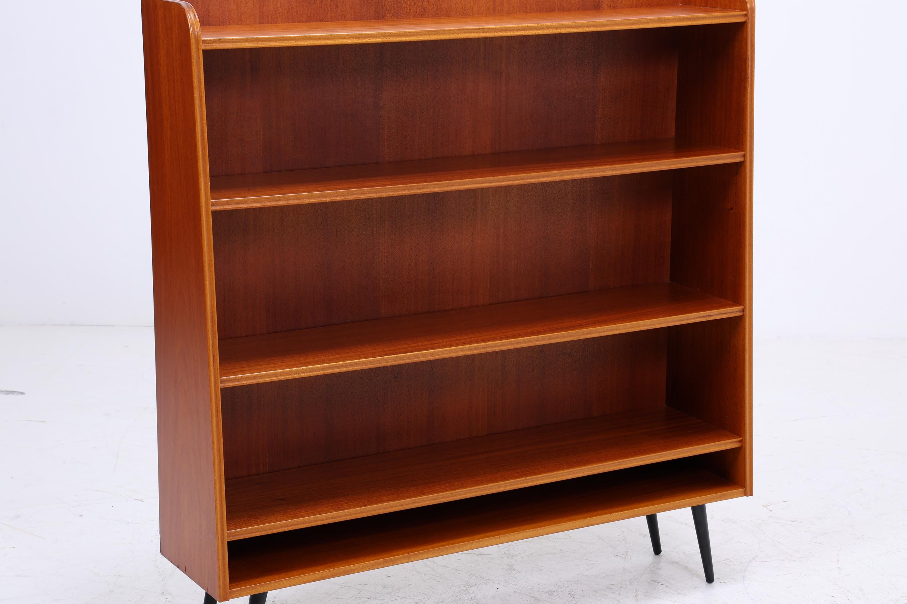 Vintage Regal 60er Jahre | Mid Century kleines Bücherregal Retro Holz Aufbewahrung