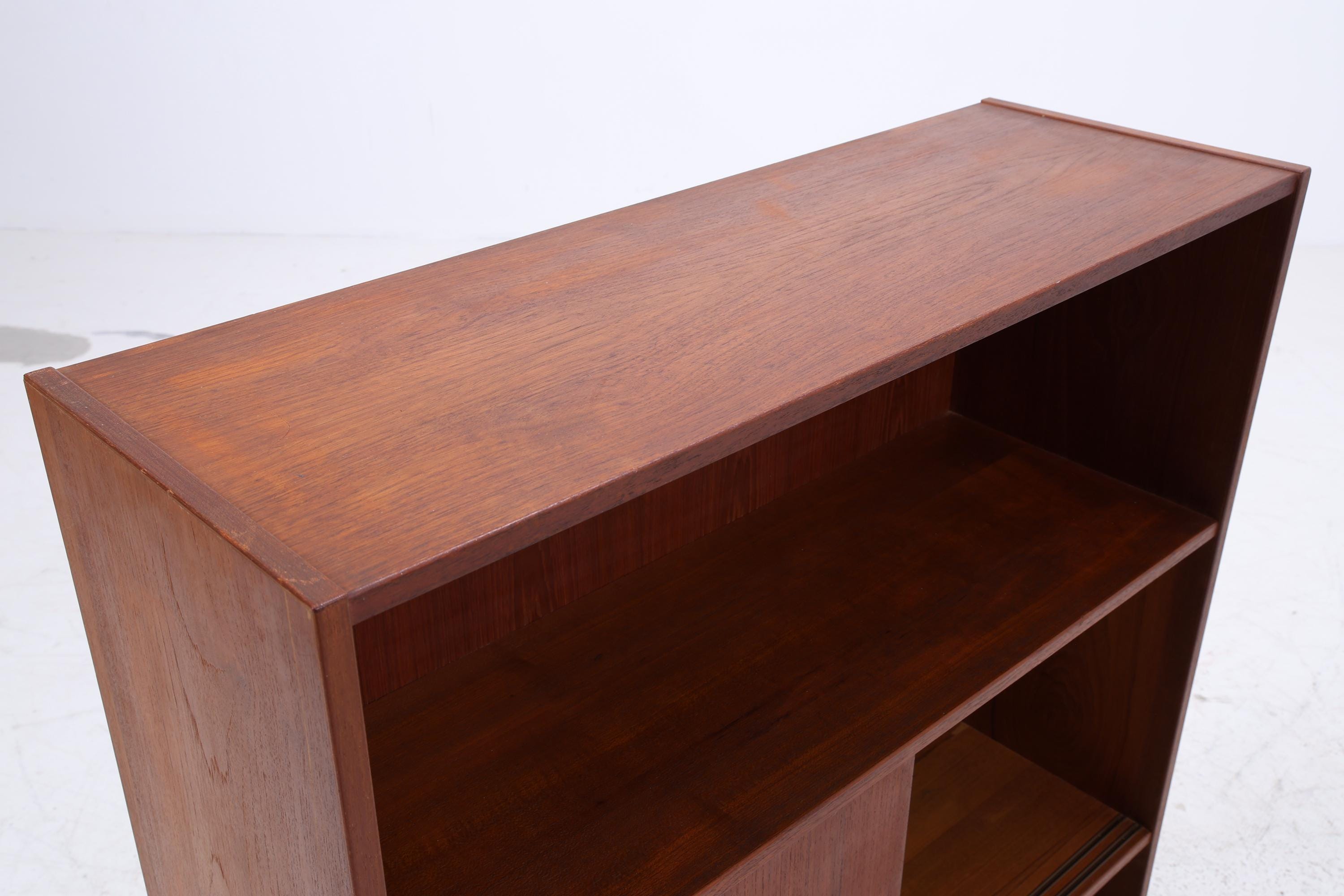 Vintage Teak Regal 60er Jahre | Mid Century Bücherregal Retro Schrank Holz Aufbewahrung