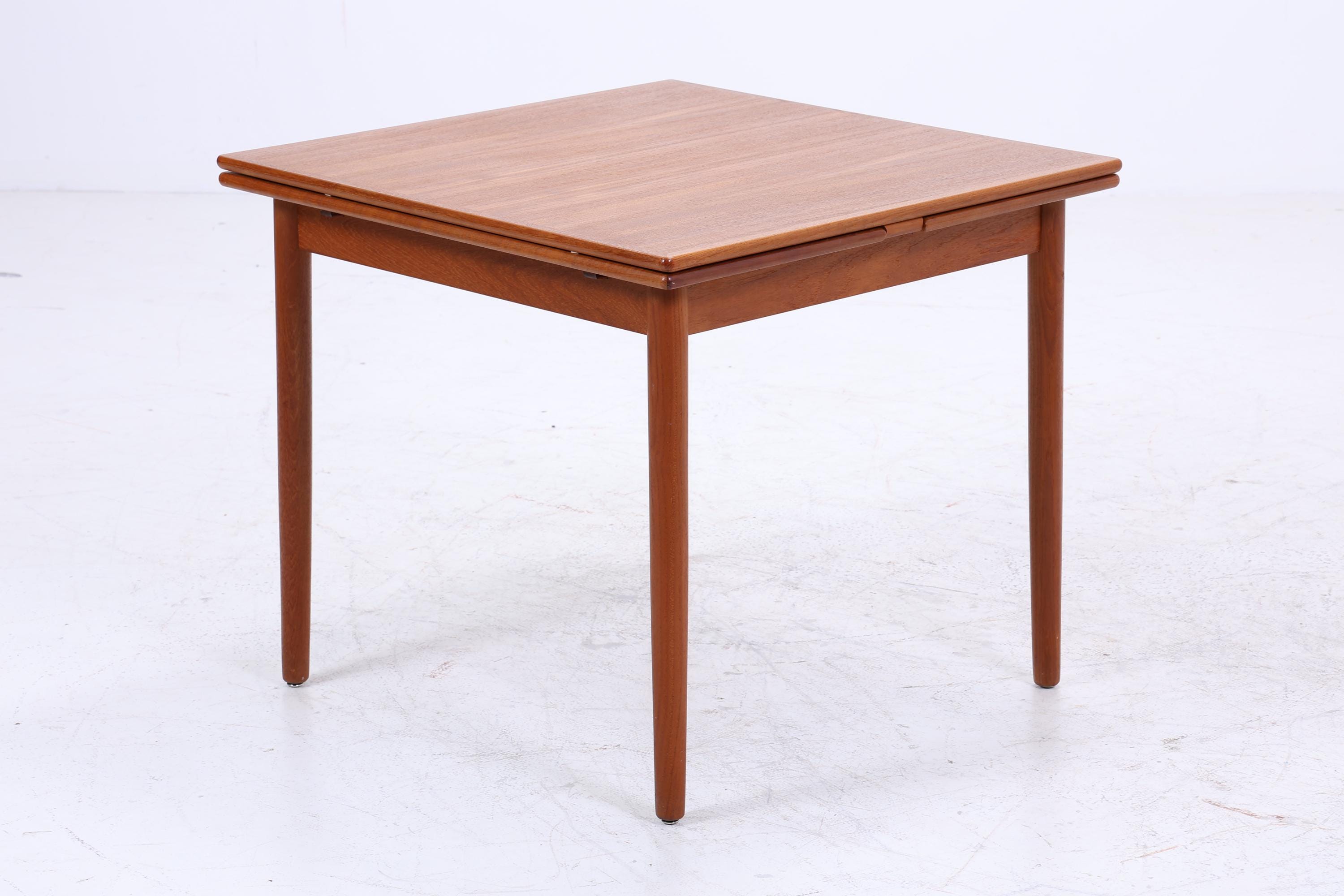 Vintage Teak Esstischvon AM Ansager Mobler | Danish Design Mid-Century Ausziehbarer Küchentisch 1960er Holz