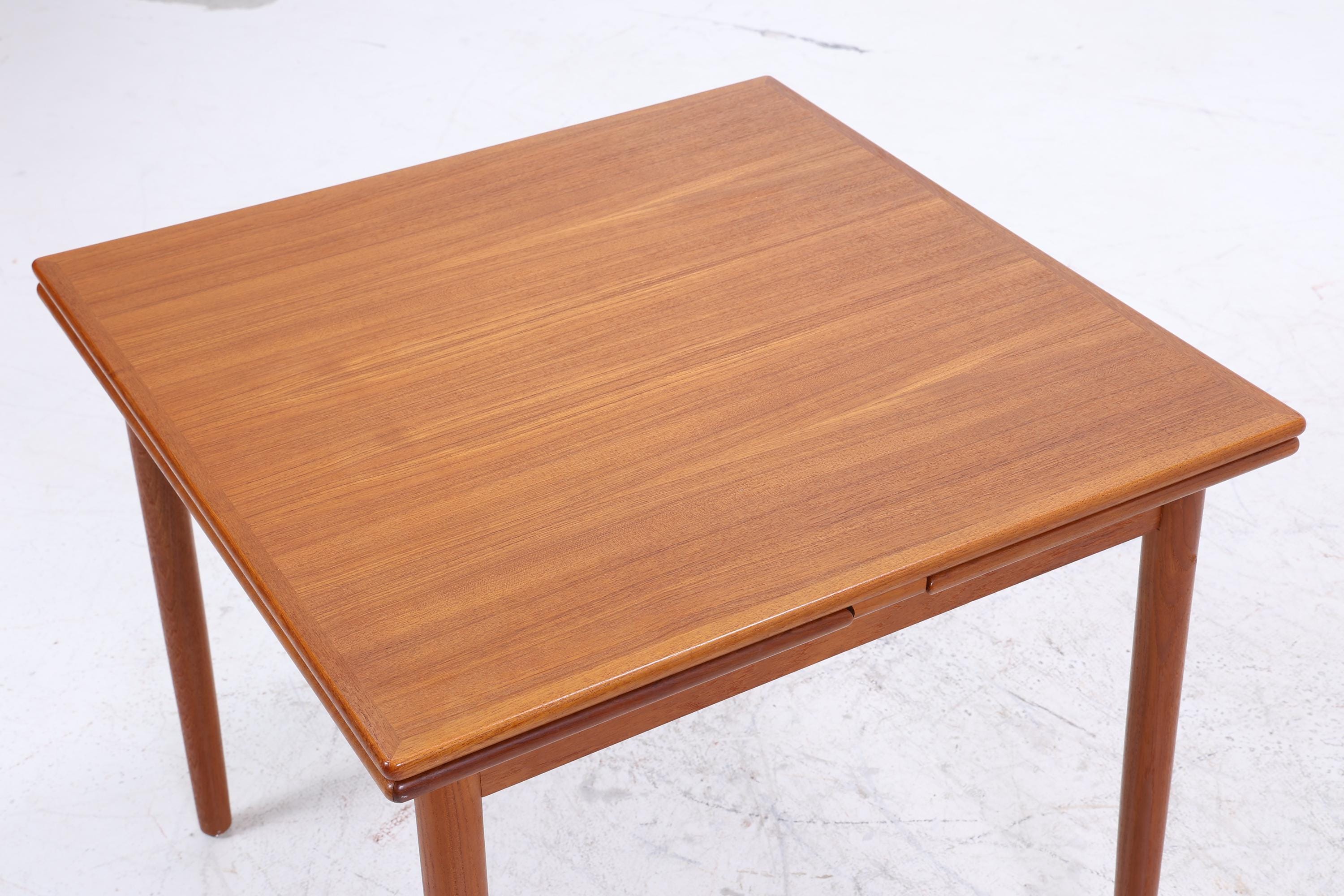 Vintage Teak Esstischvon AM Ansager Mobler | Danish Design Mid-Century Ausziehbarer Küchentisch 1960er Holz