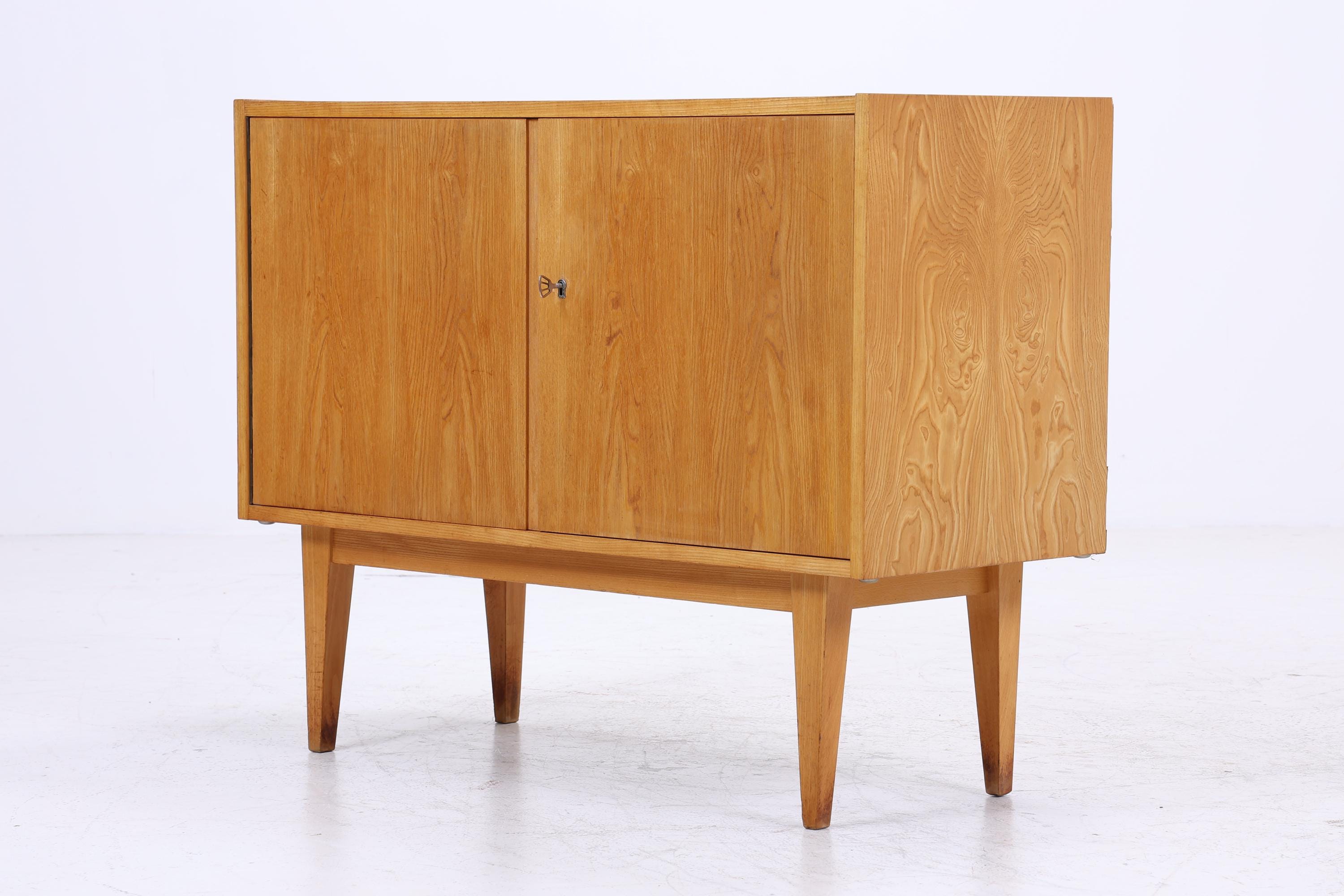 Vintage Hellerau Kommode der Serie 602 | Mid Century Franz Ehrlich Esche Schrank | Holz Aufbewahrung