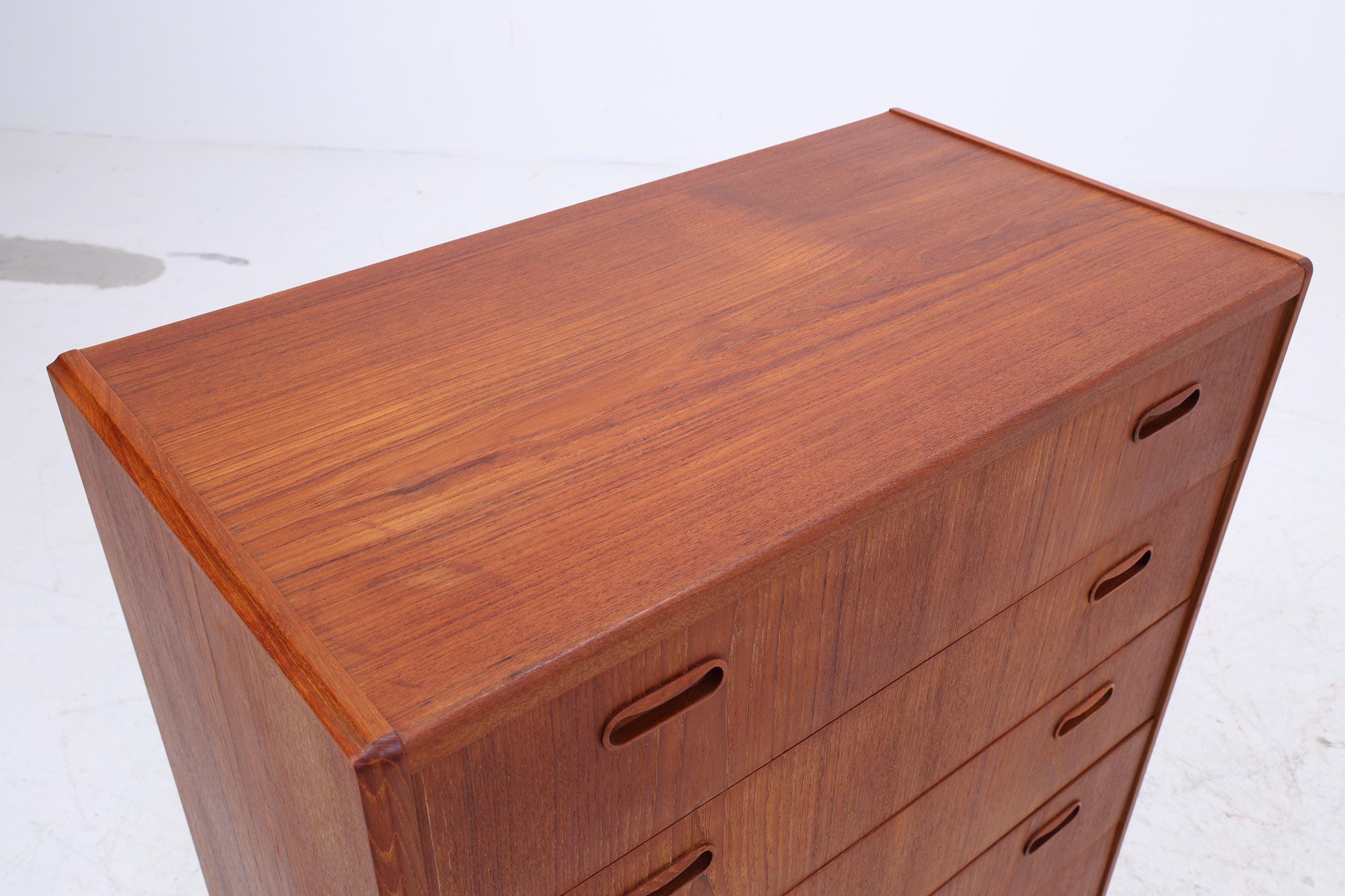 Wundervolle Vintage Teak Schubladen Kommode | Danish Design Mid Century Schrank Holz Aufbewahrung 60er Jahre
