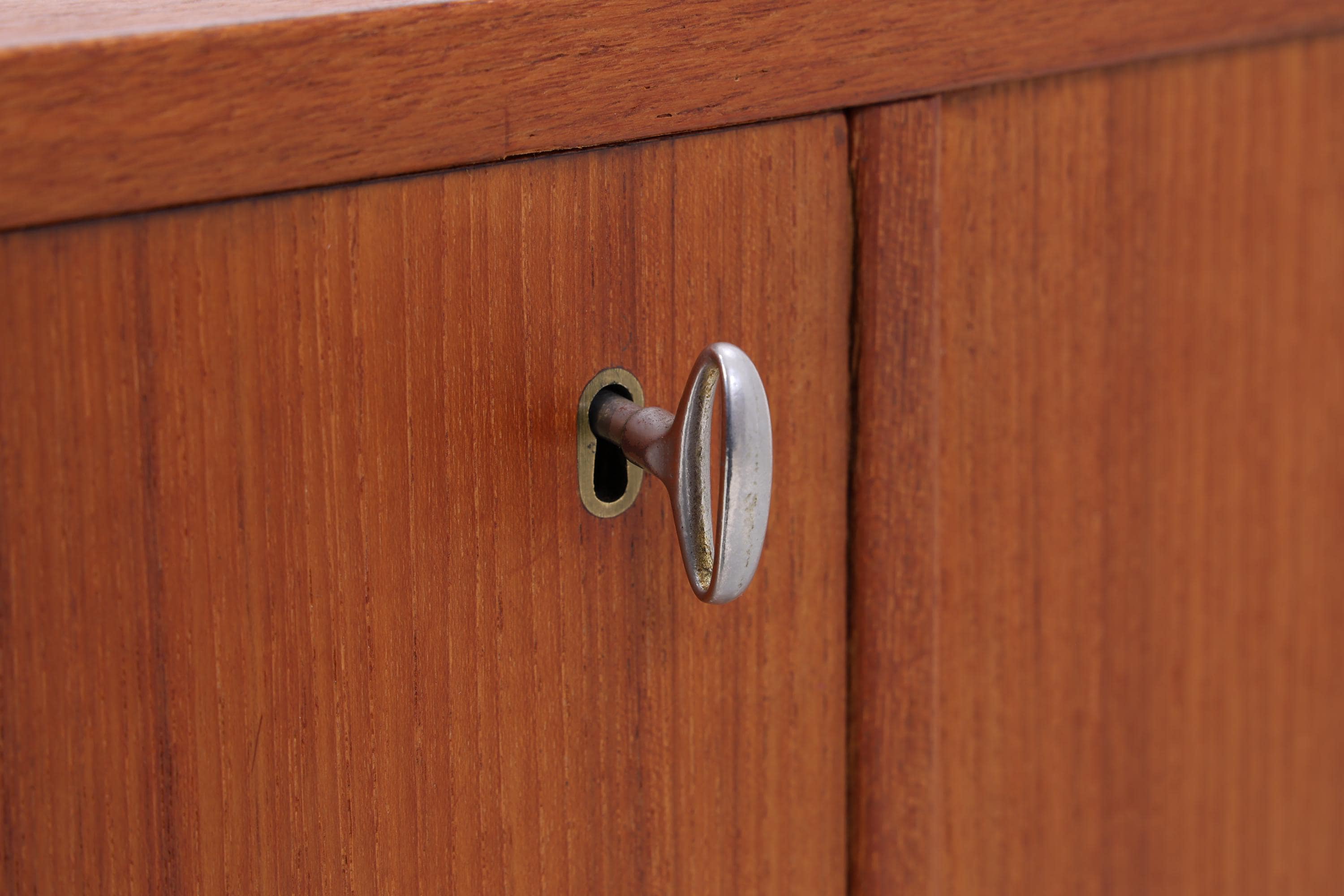 Vintage Teak Highboard 60er Jahre | Mid Century Sideboard Schubladen Schrank Holz Aufbewahrung