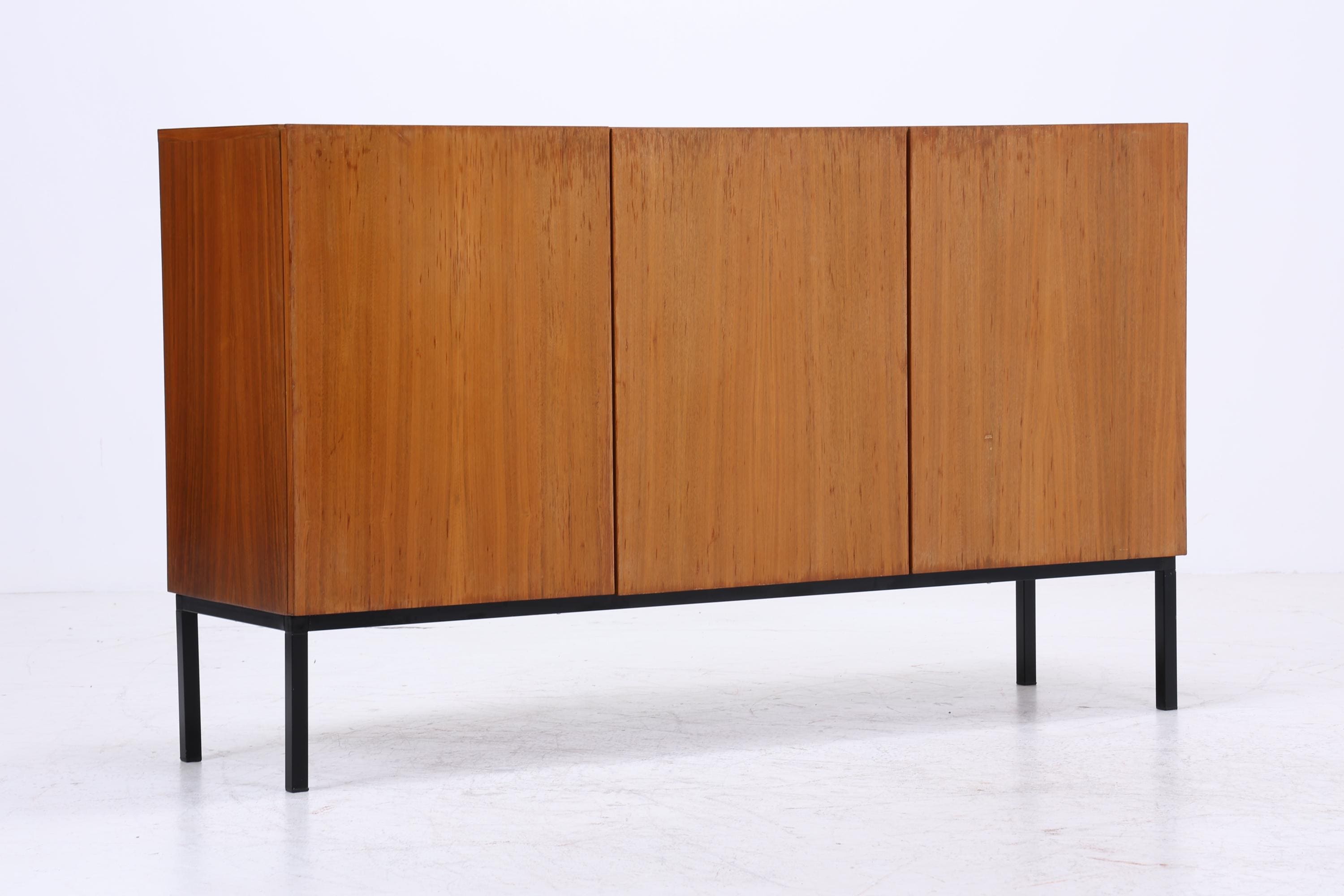 Vintage Highboard 60er Jahre | Mid Century Sideboard Schubladen Schrank Holz Aufbewahrung