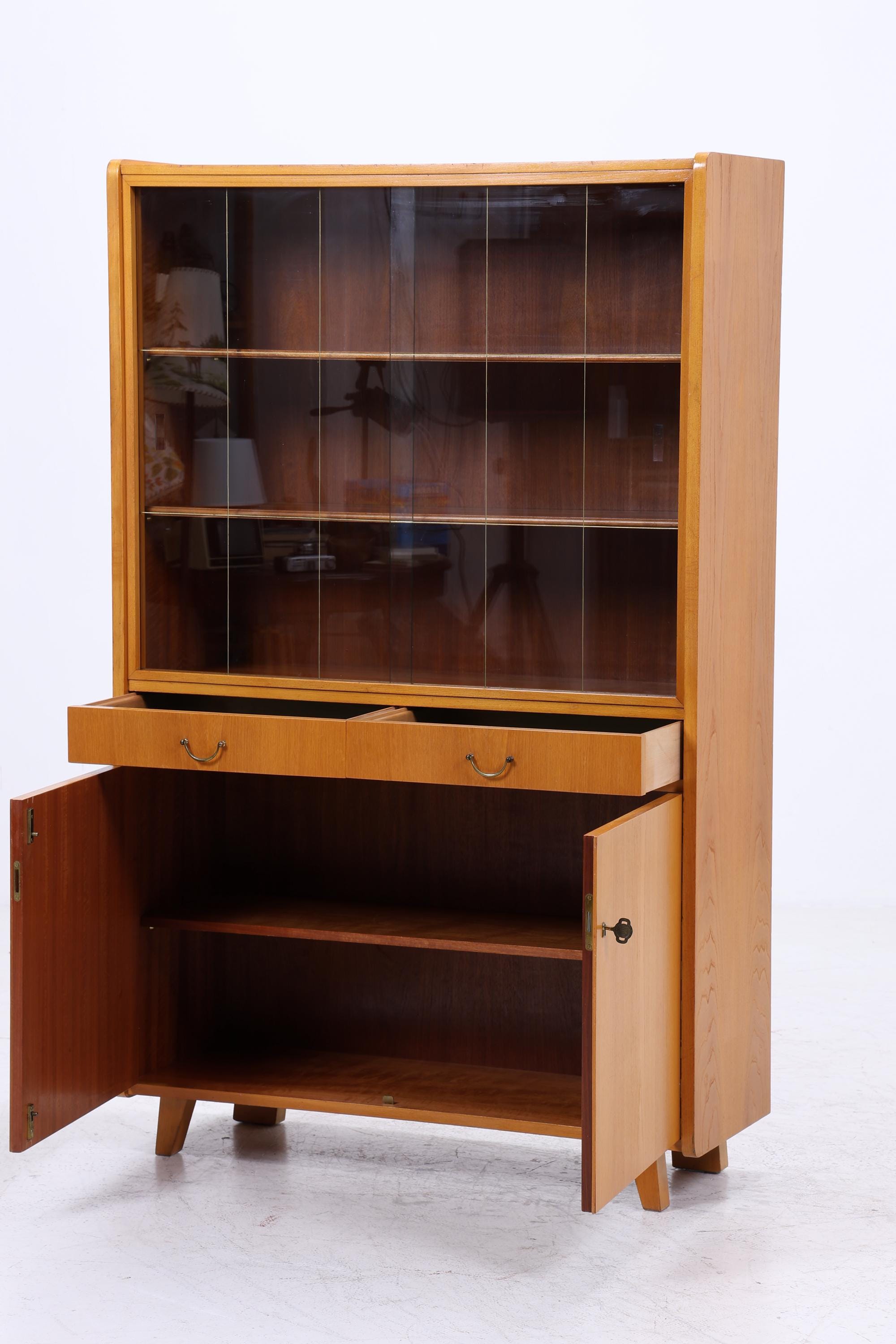 Vintage Vitrine von Tepe aus den 60ern | Mid Century Schrank Retro Holz Aufbewahrung