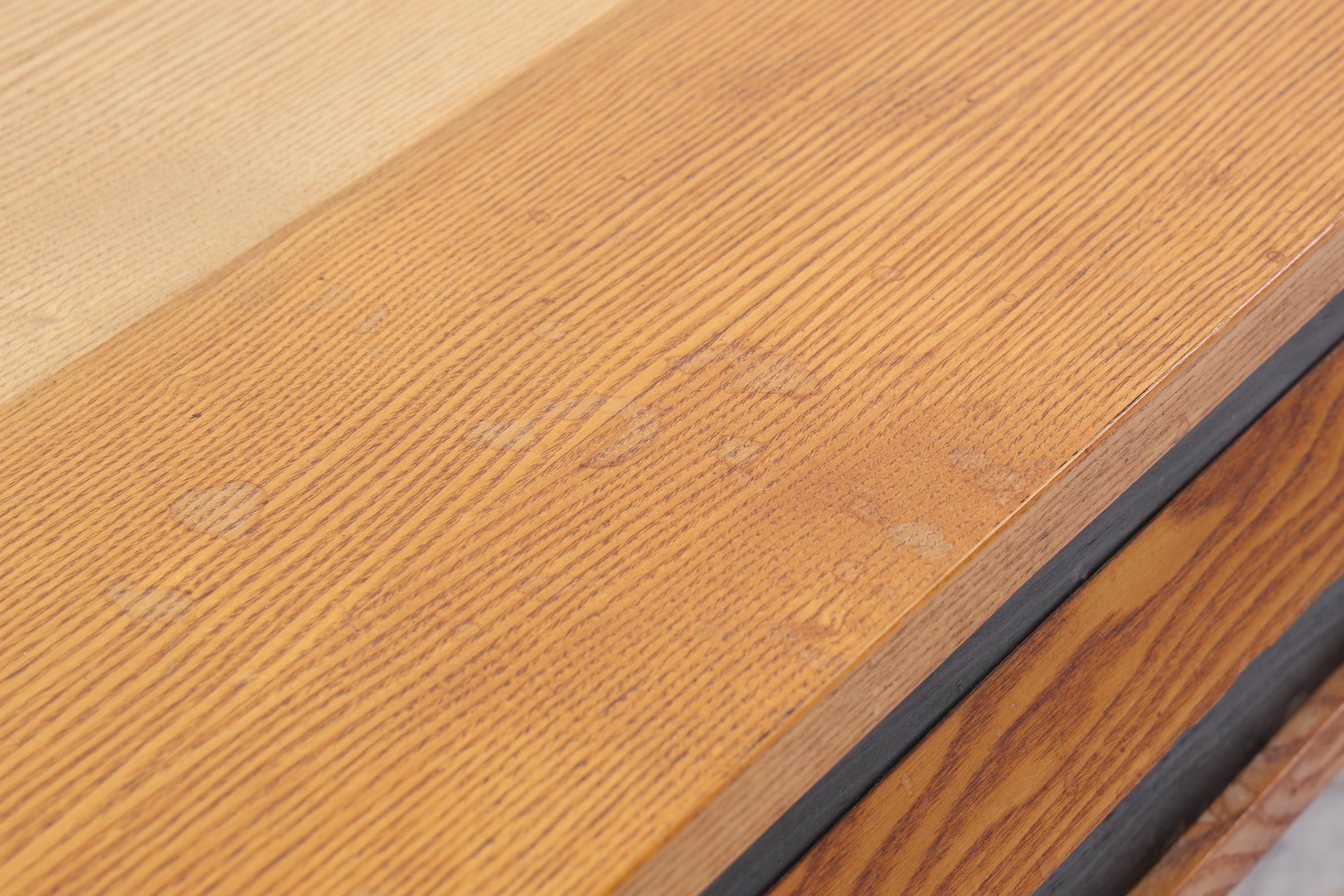 Vintage Lowboard 60er Jahre | Mid Century Sideboard mit Schubladen Retro Holz Aufbewahrung
