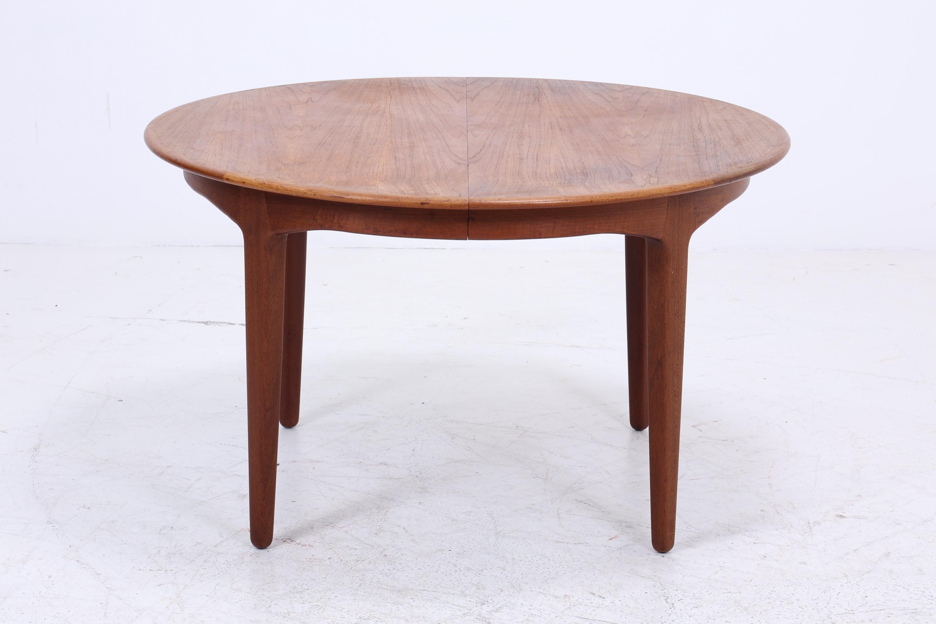 Vintage Teak Esstisch von Henning Kjaernulf | Danish Design Mid-Century Ausziehbarer Küchentisch 1960er Holz