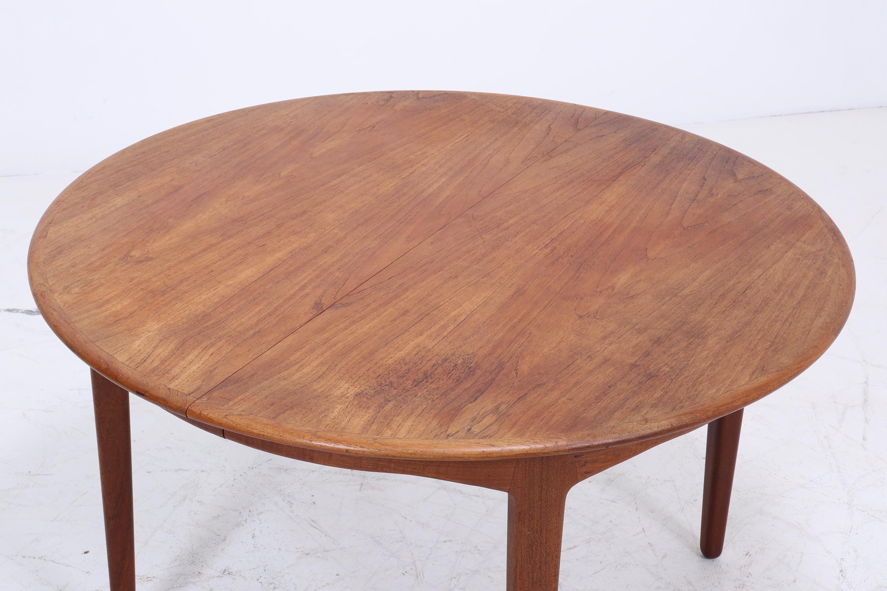 Vintage Teak Esstisch von Henning Kjaernulf | Danish Design Mid-Century Ausziehbarer Küchentisch 1960er Holz