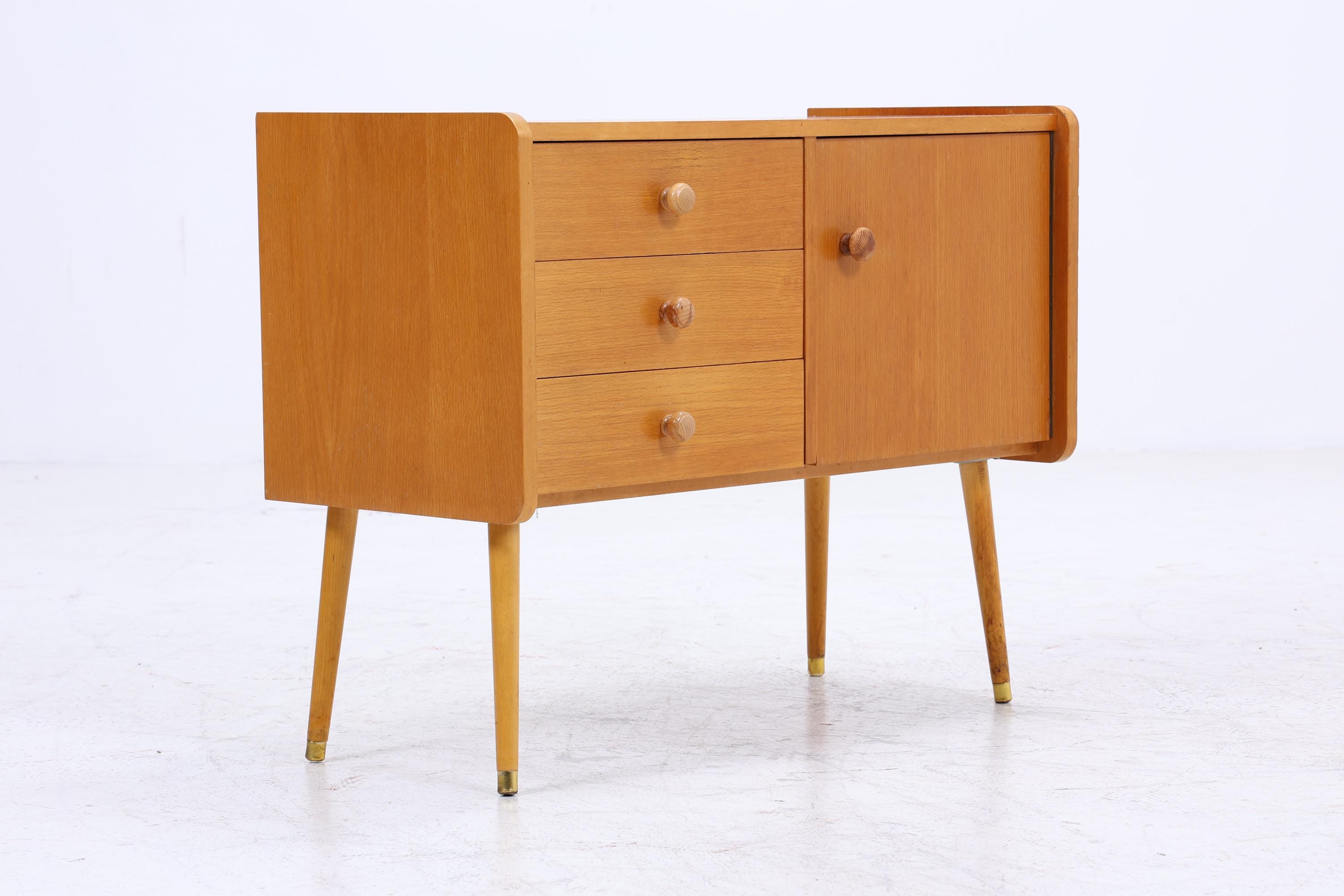 Vintage Kommode 60er | Mid Century Schrank | Mini Kommode Retro Holz Aufbewahrung