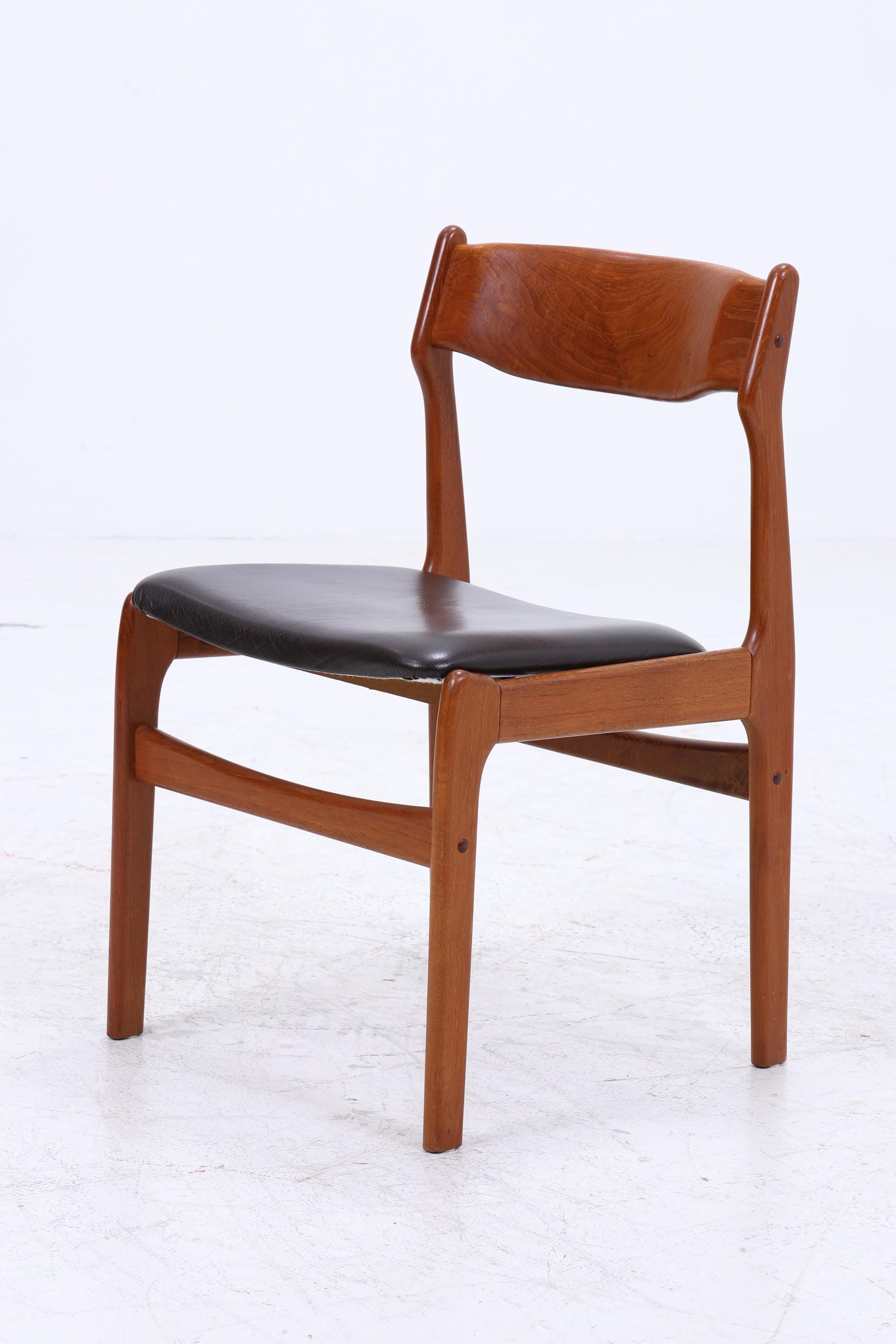 2er Set Teak Stühle von Erik Buch für Od Møbler | Mid Century Designklassiker | Vintage Stuhl | Retro Stuhl