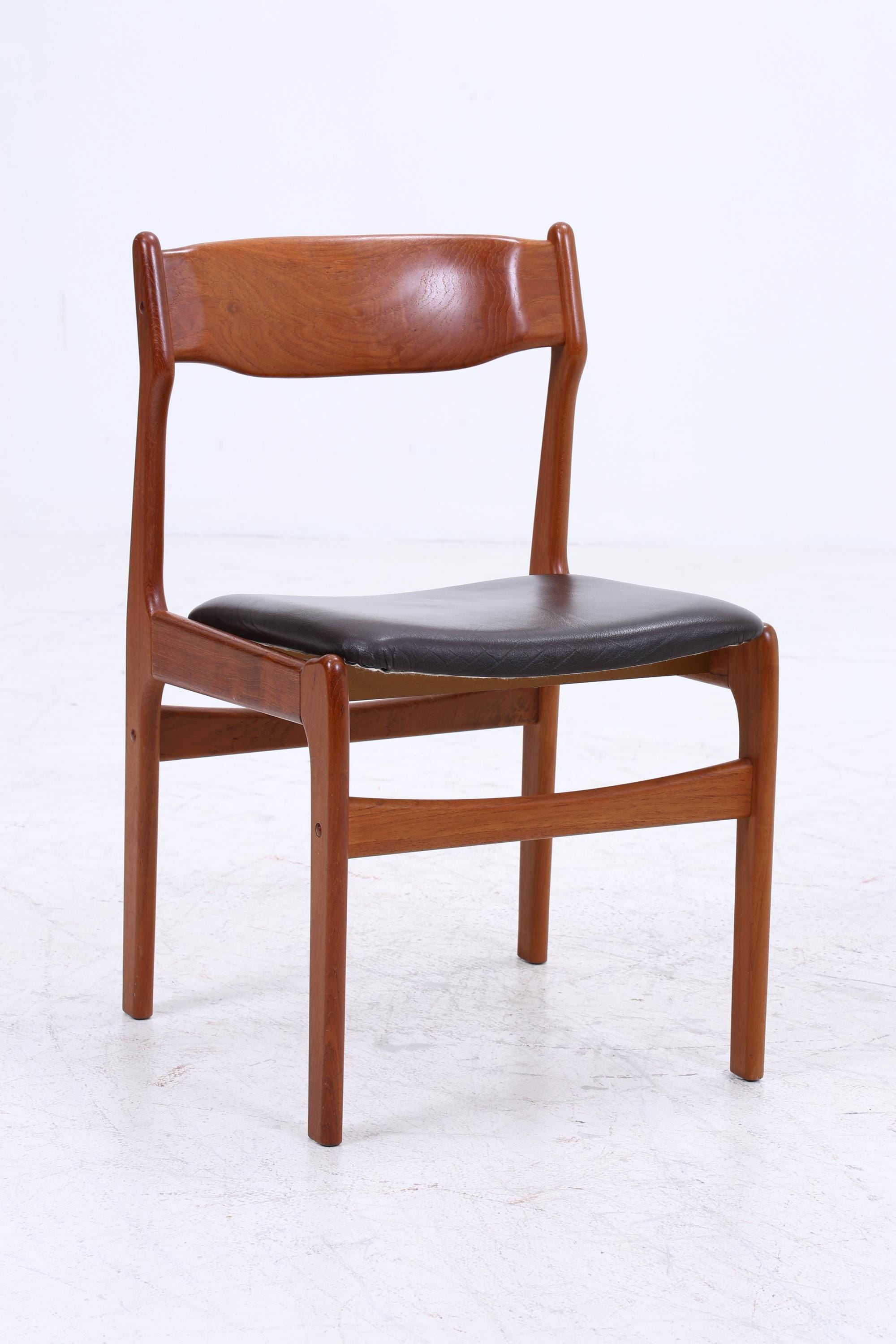 2er Set Teak Stühle von Erik Buch für Od Møbler | Mid Century Designklassiker | Vintage Stuhl | Retro Stuhl