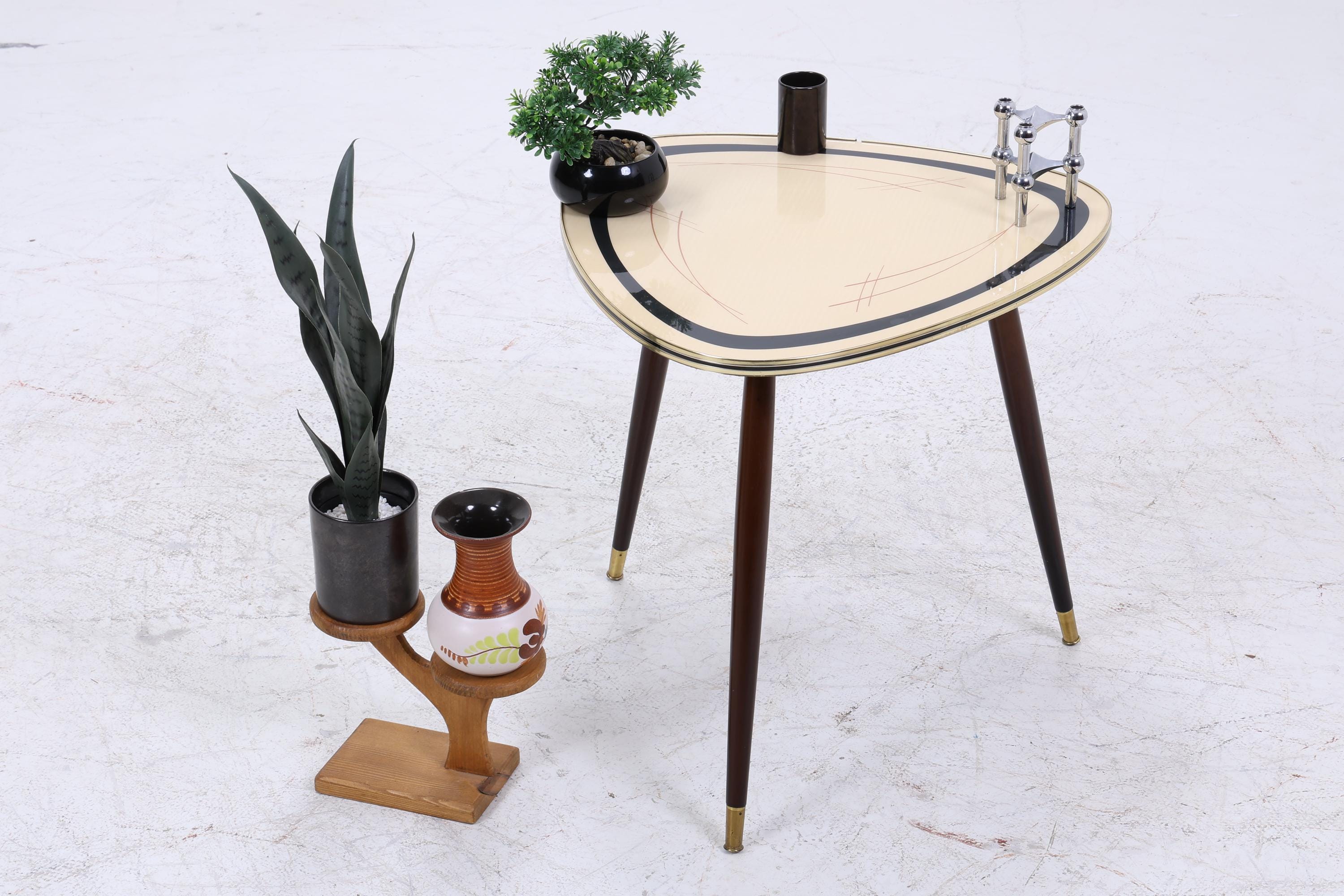 Wunderschöner Vintage Beistelltisch | Mid Century Couchtisch Tisch Telefontisch 60er Jahre Retro Wohnzimmer