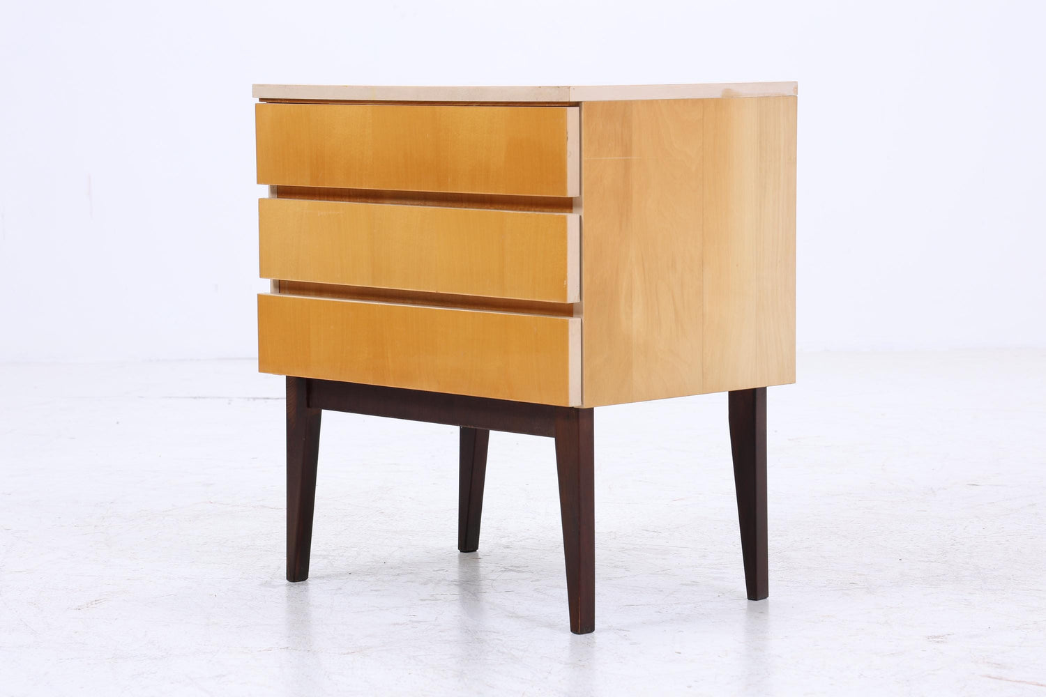 Vintage Mini Kommode 60er | Mid Century Schrank | Kommode Retro Holz Aufbewahrung
