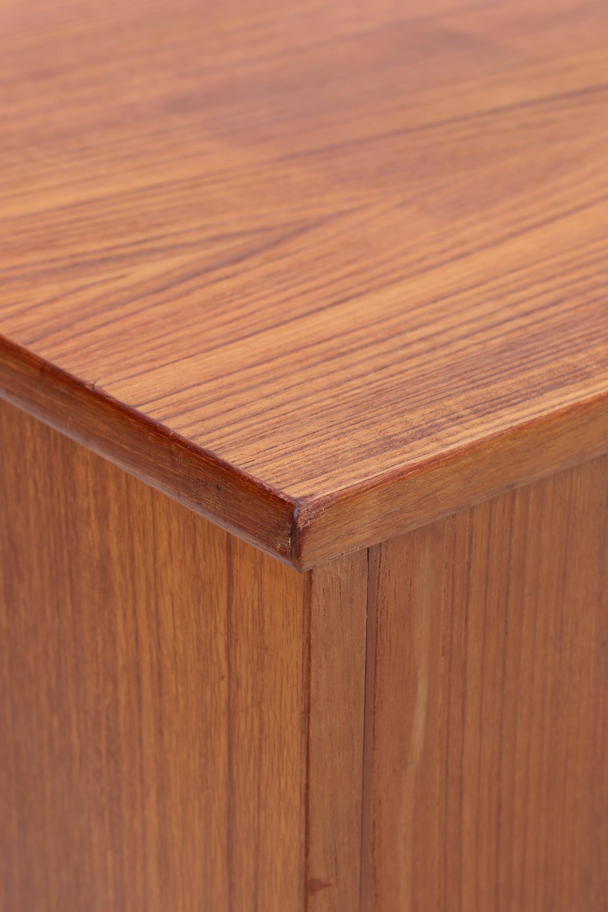 Vintage Teak Highboard 60er Jahre | Mid Century Sideboard Schrank Holz Aufbewahrung
