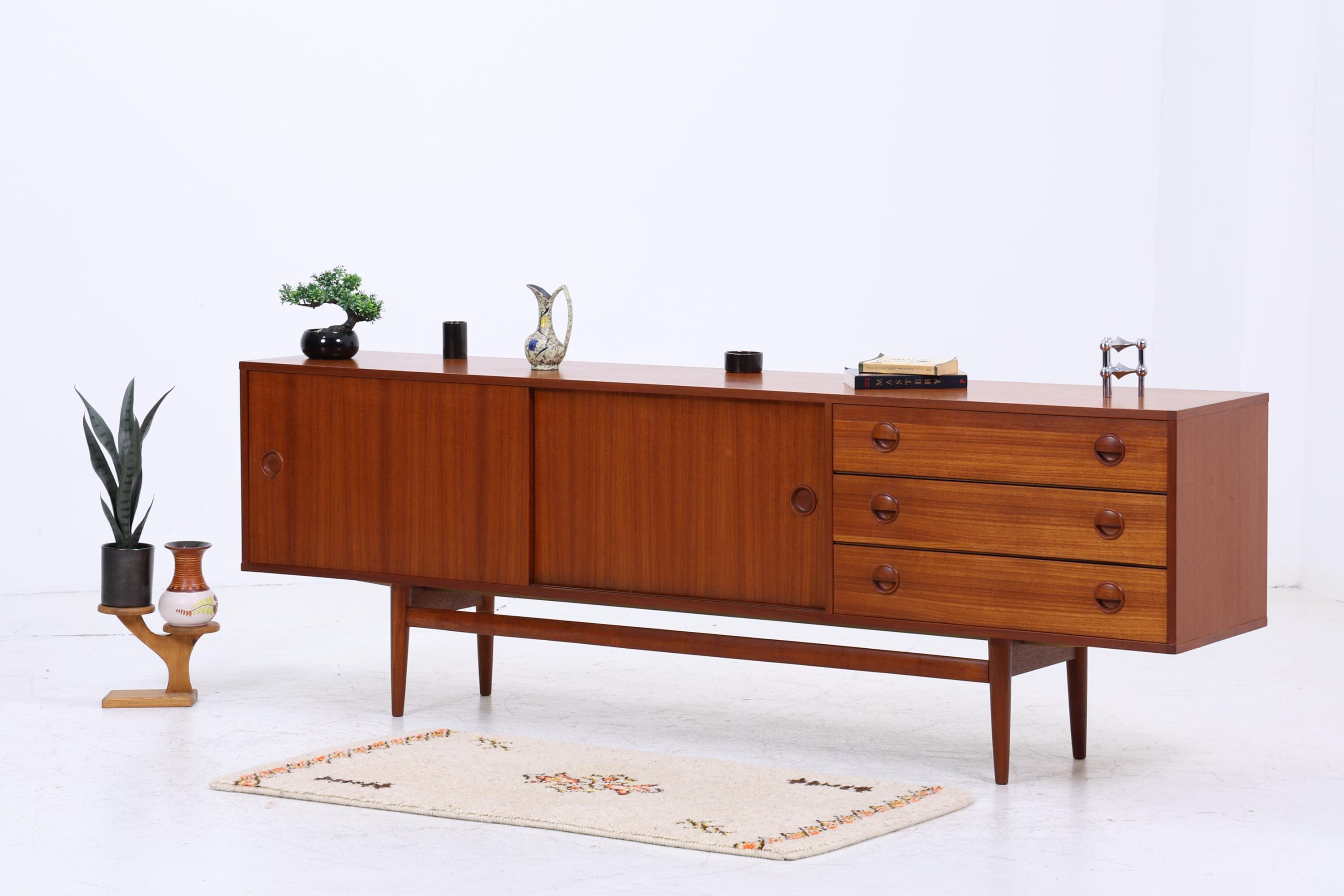 Vintage Teak Sideboard von William Watting für Fristho | Mid Century Modulus Serie Anrichte Retro Holz Aufbewahrung