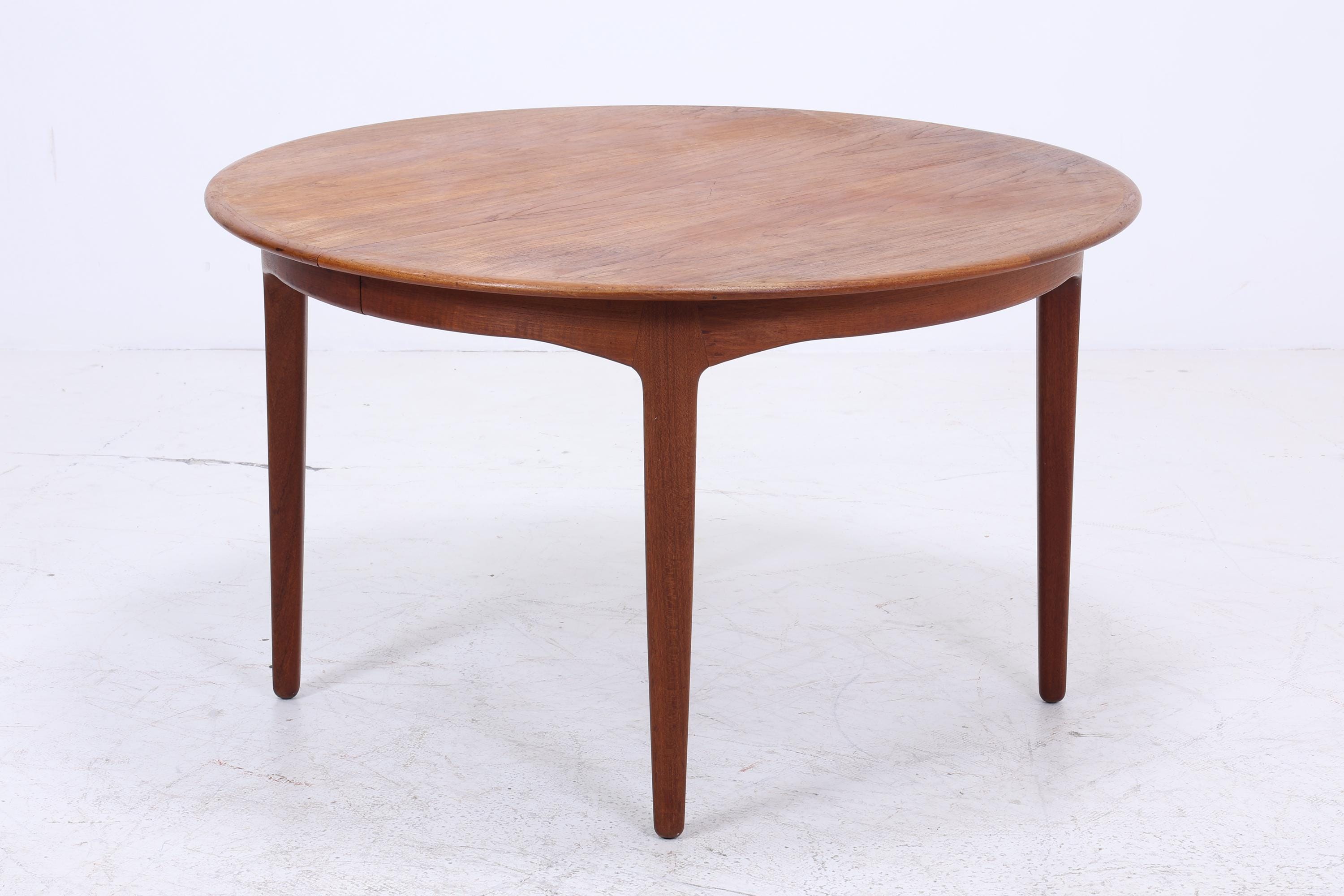 Vintage Teak Esstisch von Henning Kjaernulf | Danish Design Mid-Century Ausziehbarer Küchentisch 1960er Holz