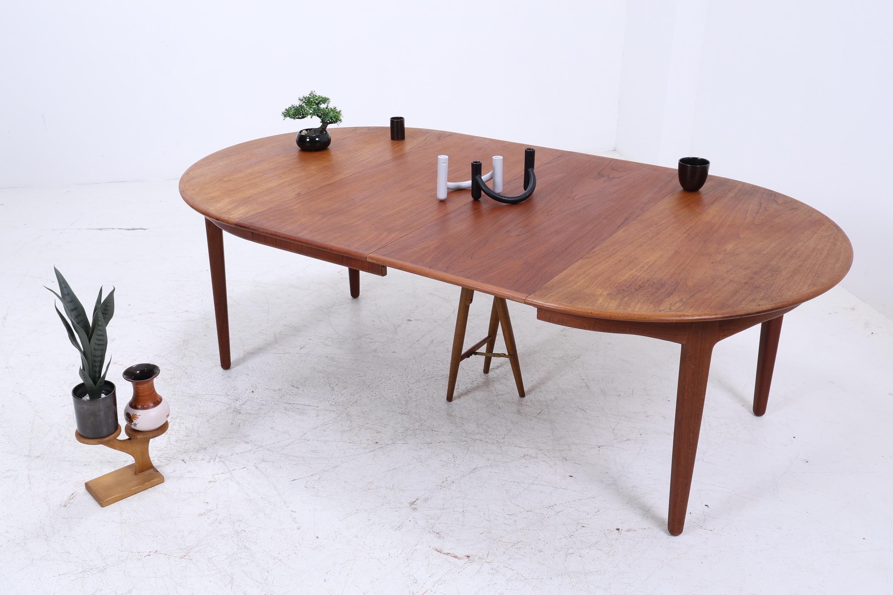 Vintage Teak Esstisch von Henning Kjaernulf | Danish Design Mid-Century Ausziehbarer Küchentisch 1960er Holz