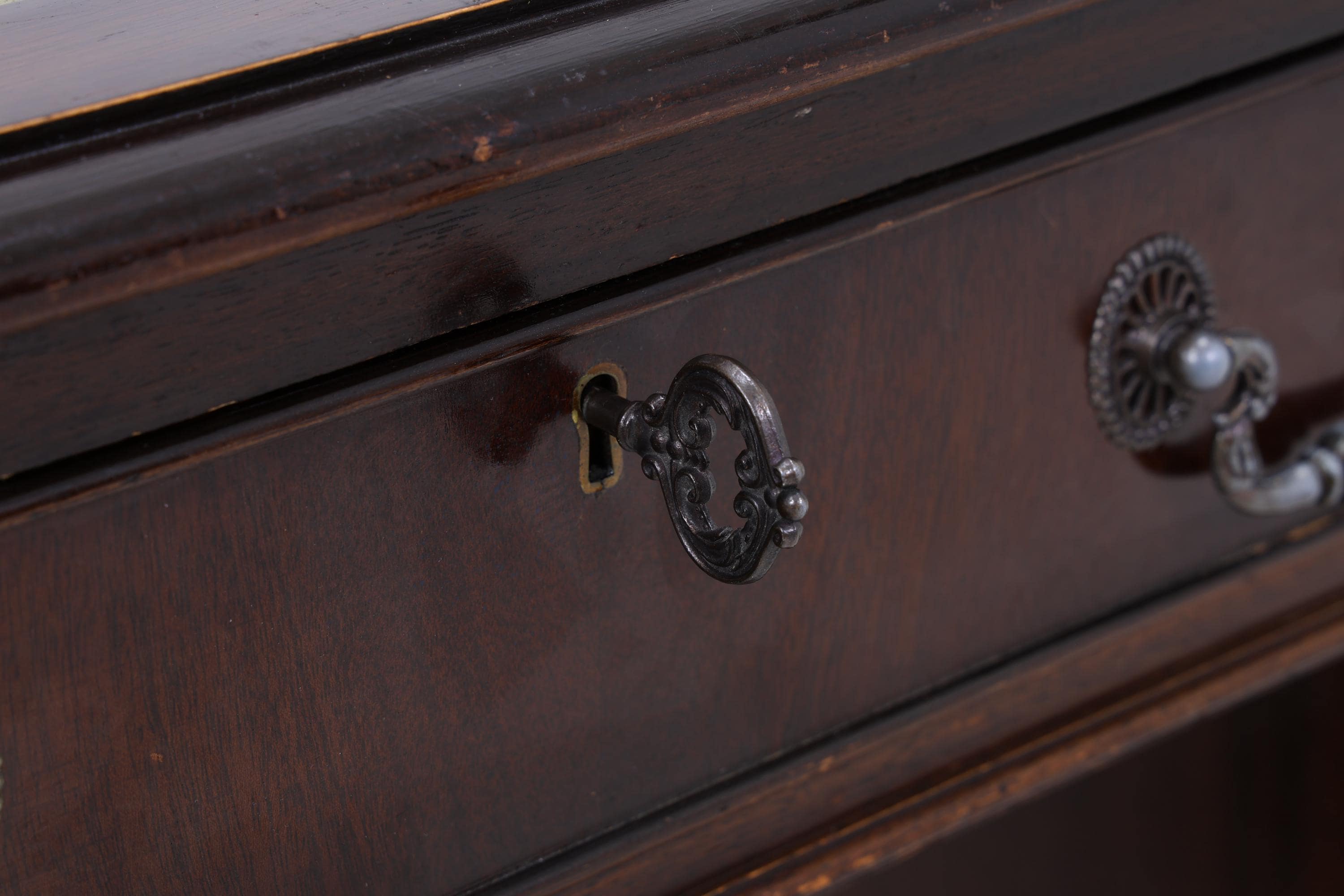 Antik Schreibtisch | Vintage Mahagoni Bürotisch | Executive Desk aus Holz | Office Furniture