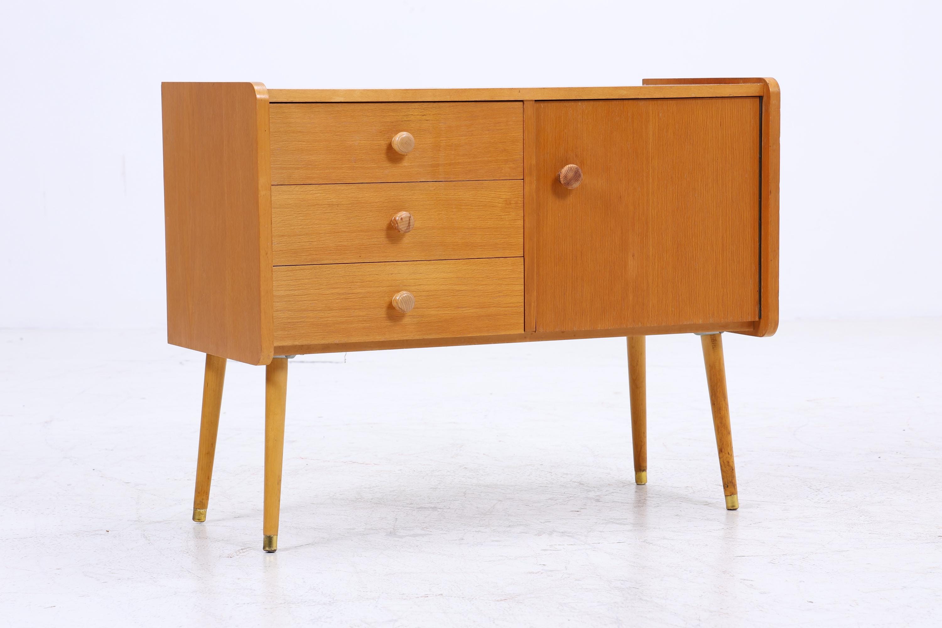 Vintage Kommode 60er | Mid Century Schrank | Mini Kommode Retro Holz Aufbewahrung