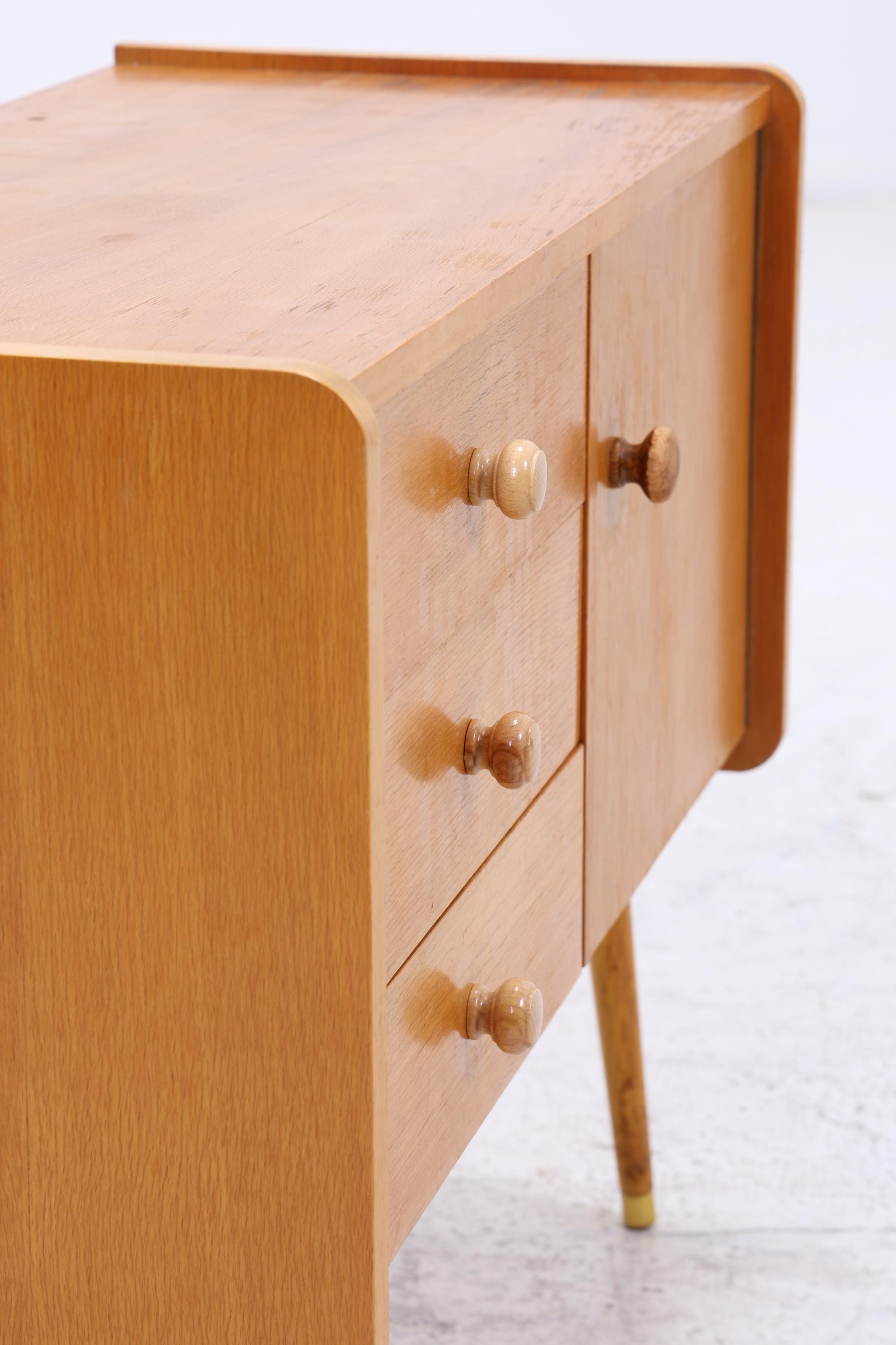 Vintage Kommode 60er | Mid Century Schrank | Mini Kommode Retro Holz Aufbewahrung