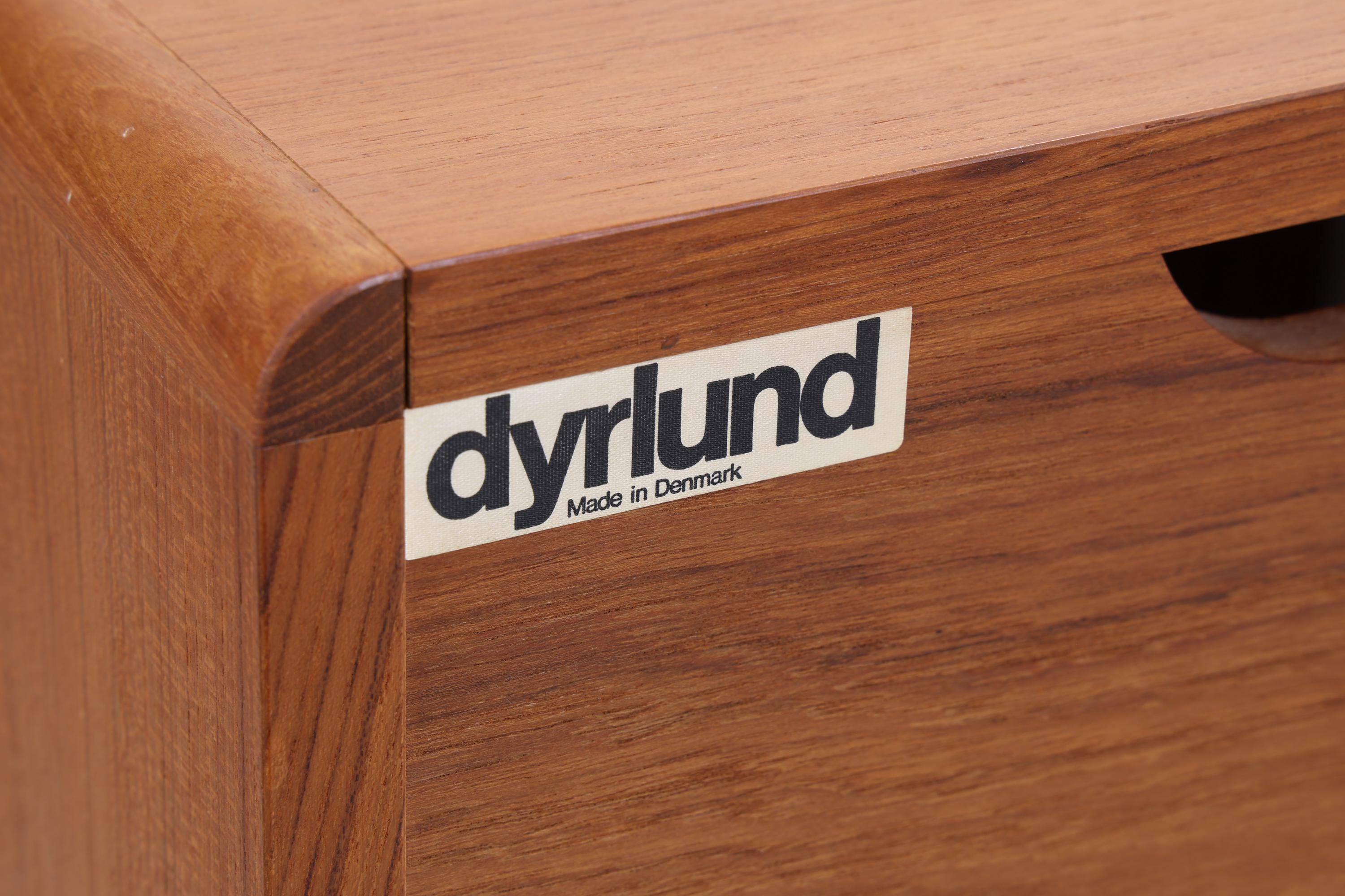 Dyrlund Teak Fernseherschrank aus den 60ern | Mid Century Schrank | Vintage Holz Aufbewahrung