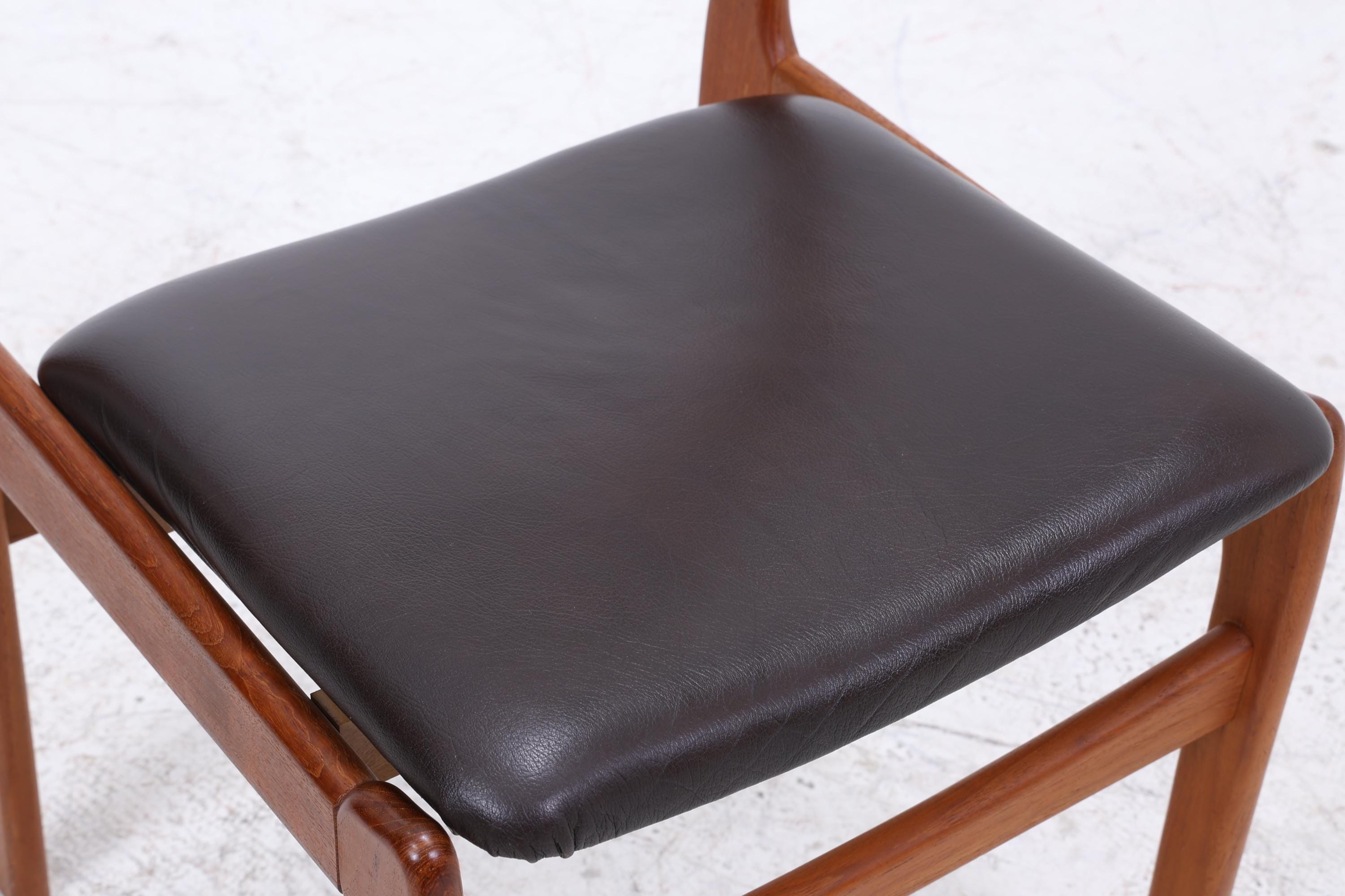 2er Set Teak Stühle von Erik Buch für Od Møbler | Mid Century Designklassiker | Vintage Stuhl | Retro Stuhl