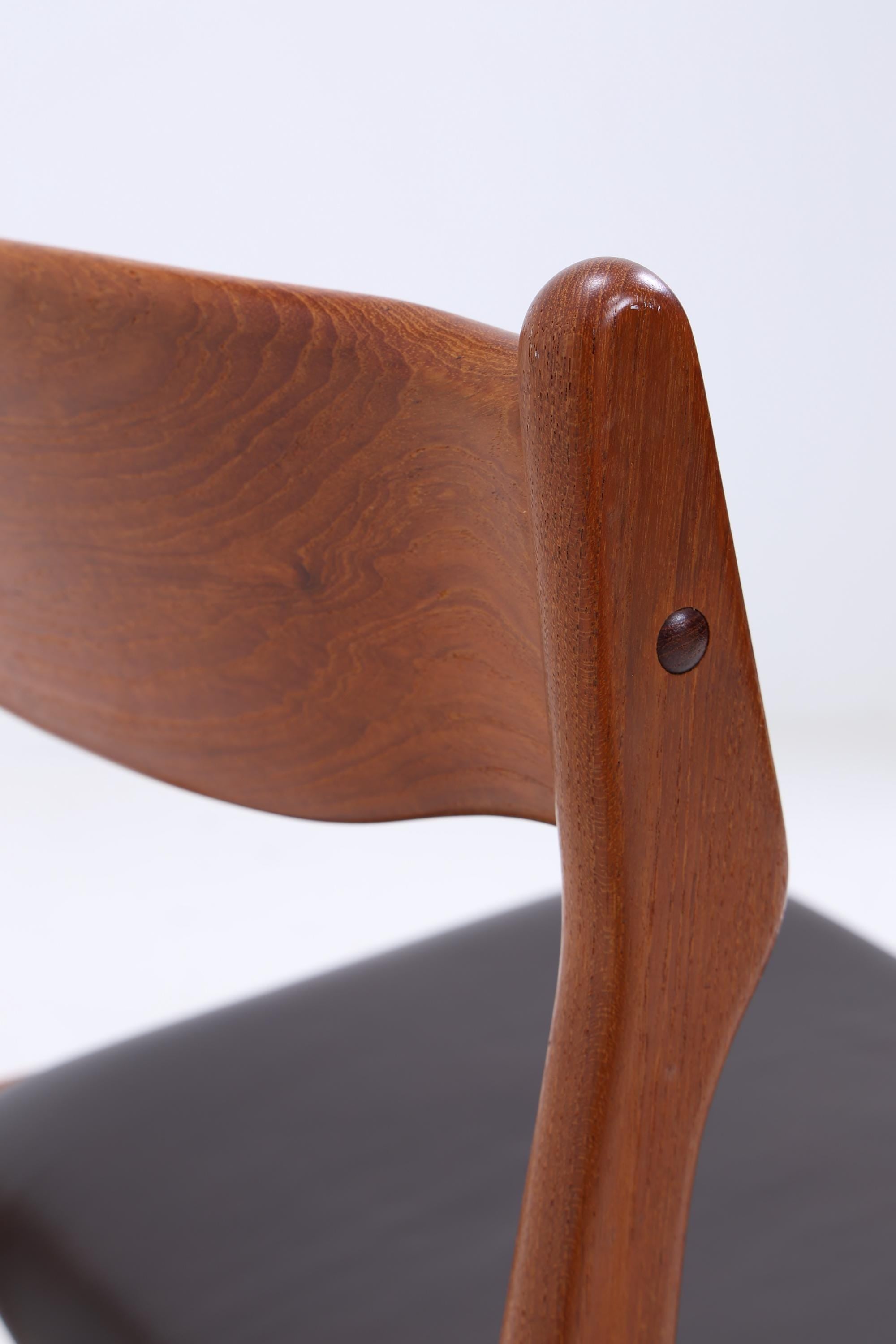 2er Set Teak Stühle von Erik Buch für Od Møbler | Mid Century Designklassiker | Vintage Stuhl | Retro Stuhl
