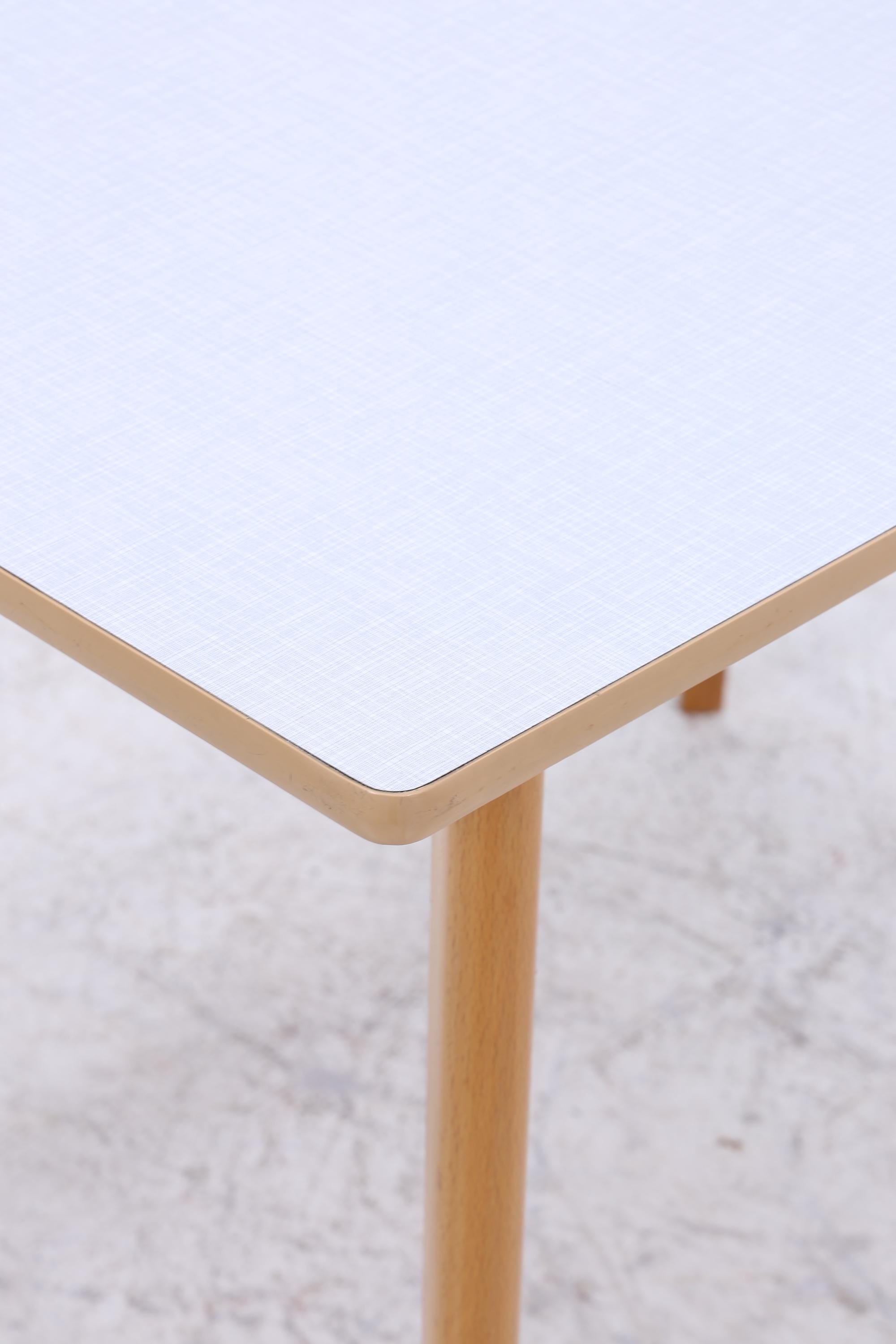 Vintage Küchentisch 60er Jahre | Mid Century Esstisch Tisch Retro 70er Holz Resopal