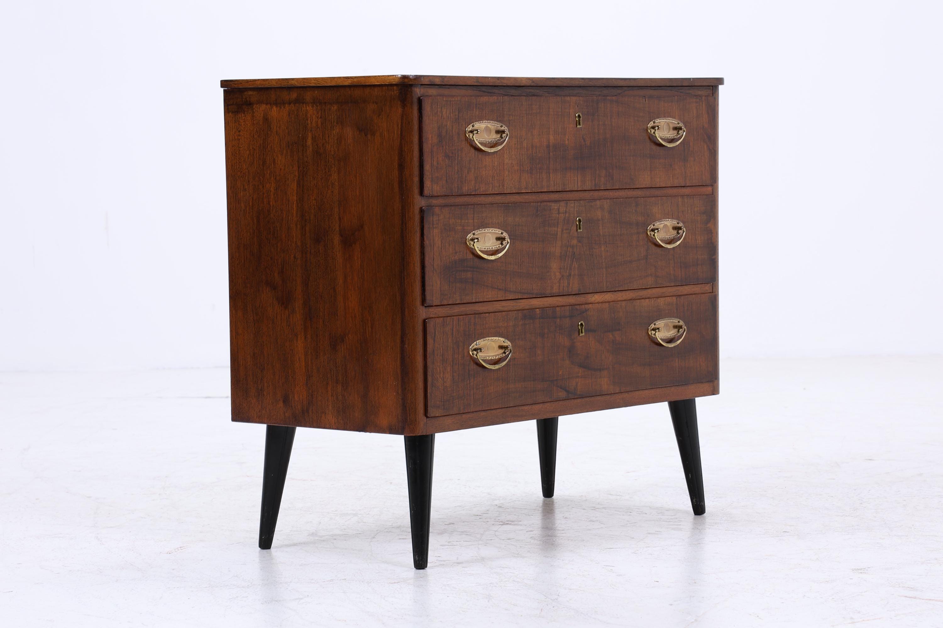 Vintage Schubladen Kommode | Mid Century Schubladen Schrank | 60er 70er Jahre Holz Aufbewahrung