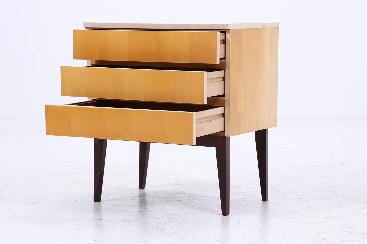 Vintage Mini Kommode 60er | Mid Century Schrank | Kommode Retro Holz Aufbewahrung