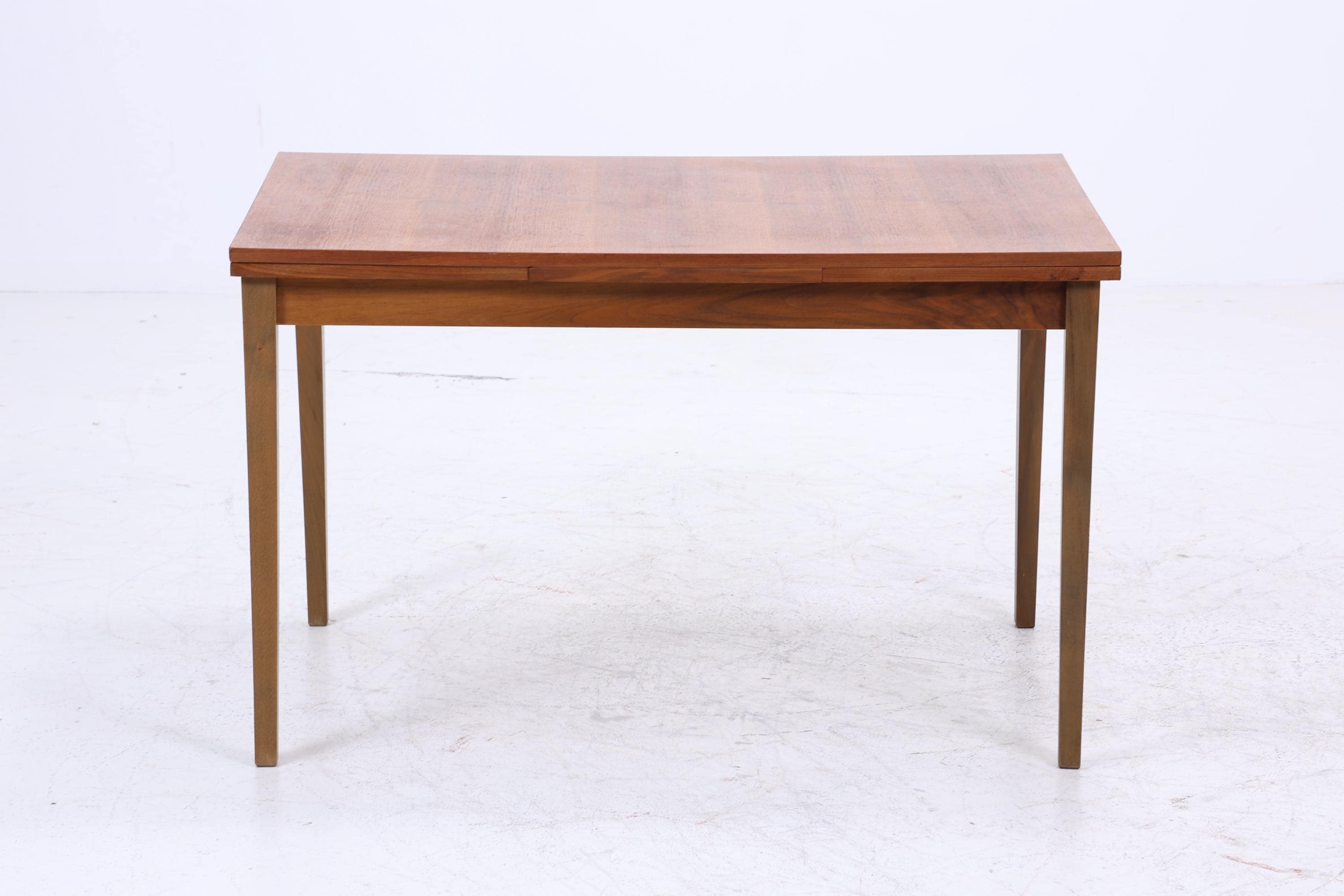 Vintage Teak Esstisch | Mid-Century Ausziehbarer Küchentisch 1960er Teak Holz