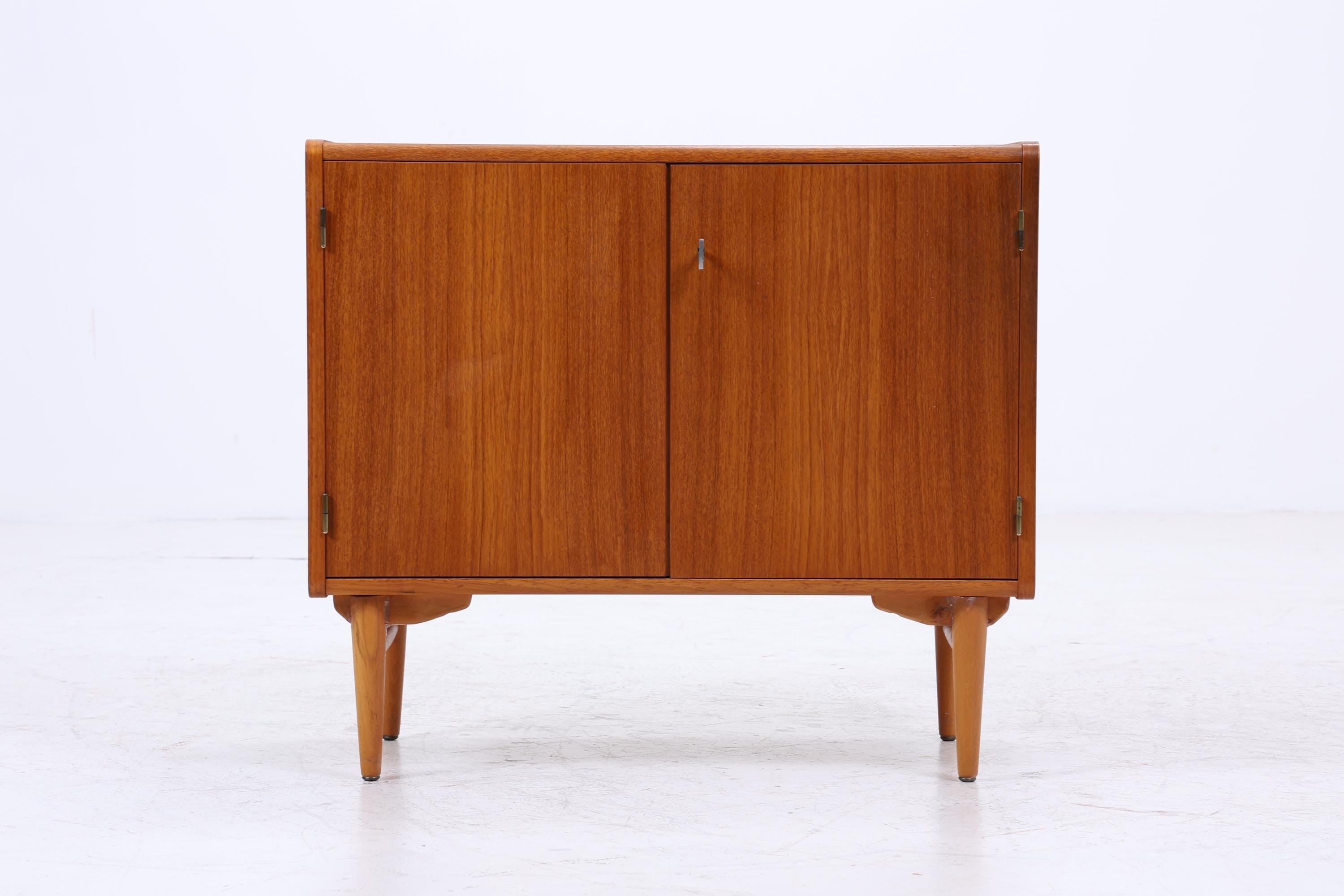 Wunderschöne Vintage Teak Kommode von Sonett | Mid Century Schrank | Retro Holz Aufbewahrung