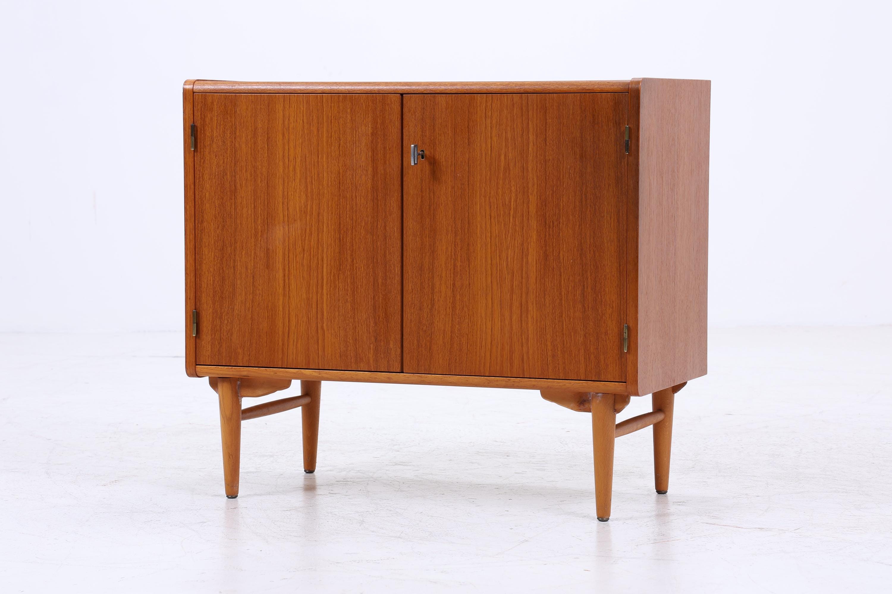 Wunderschöne Vintage Teak Kommode von Sonett | Mid Century Schrank | Retro Holz Aufbewahrung