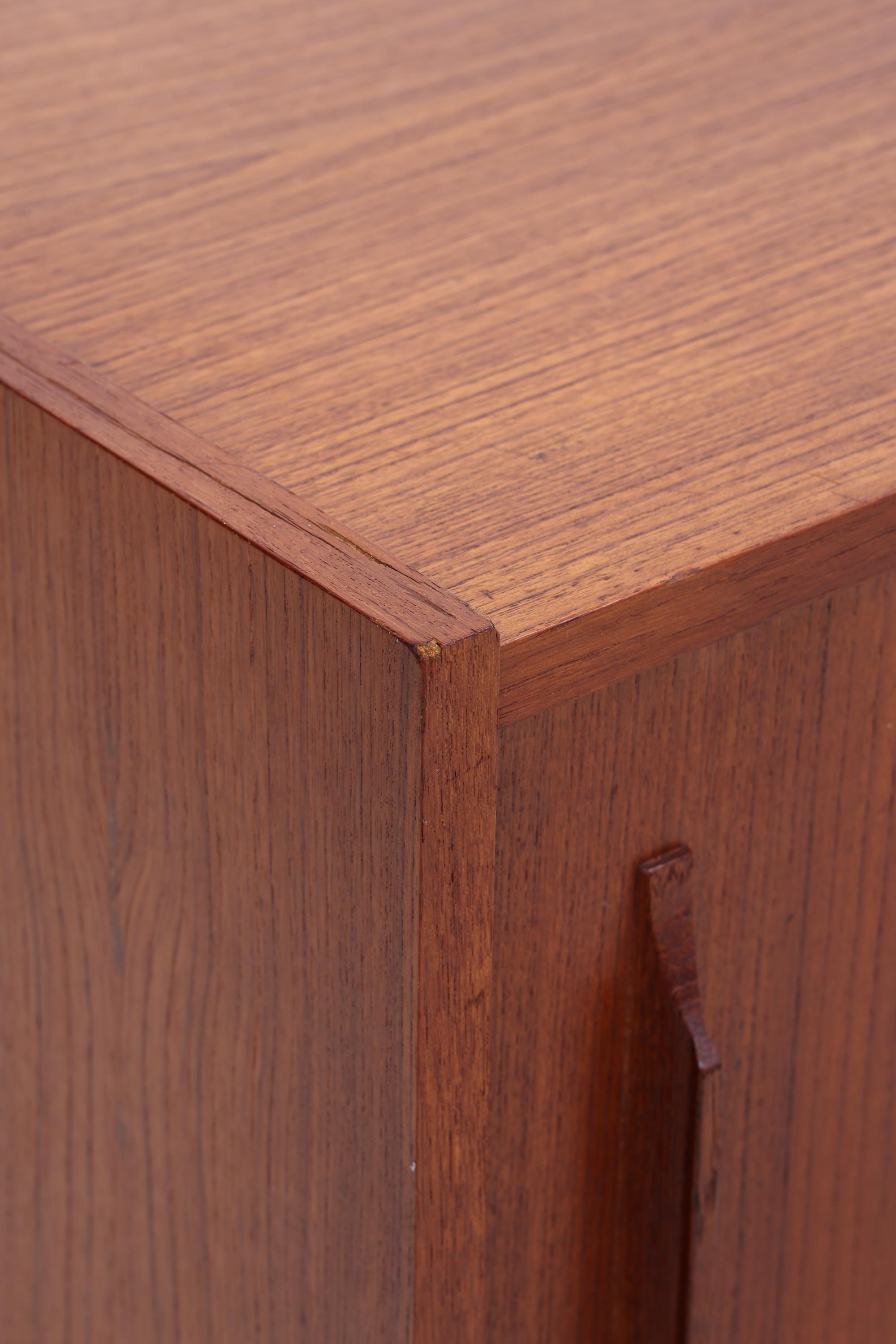 Vintage Teak Sideboard 60er Jahre | Mid Century Anrichte mit Schubladen & Fächern Retro Holz Aufbewahrung