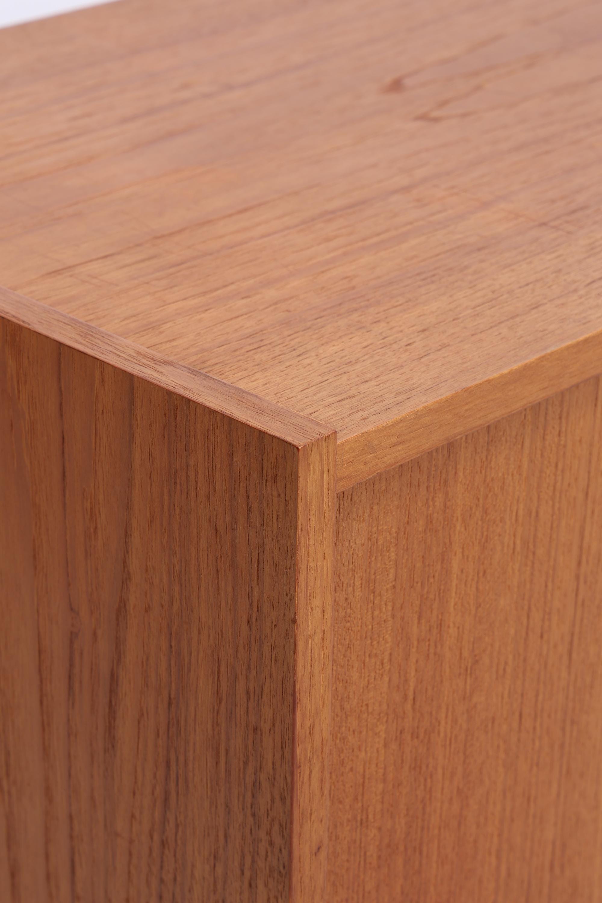 Vintage Teak Sideboard 60er Jahre | Danish Design Mid Century Anrichte mit Schubladen & Fächern Retro Holz Aufbewahrung