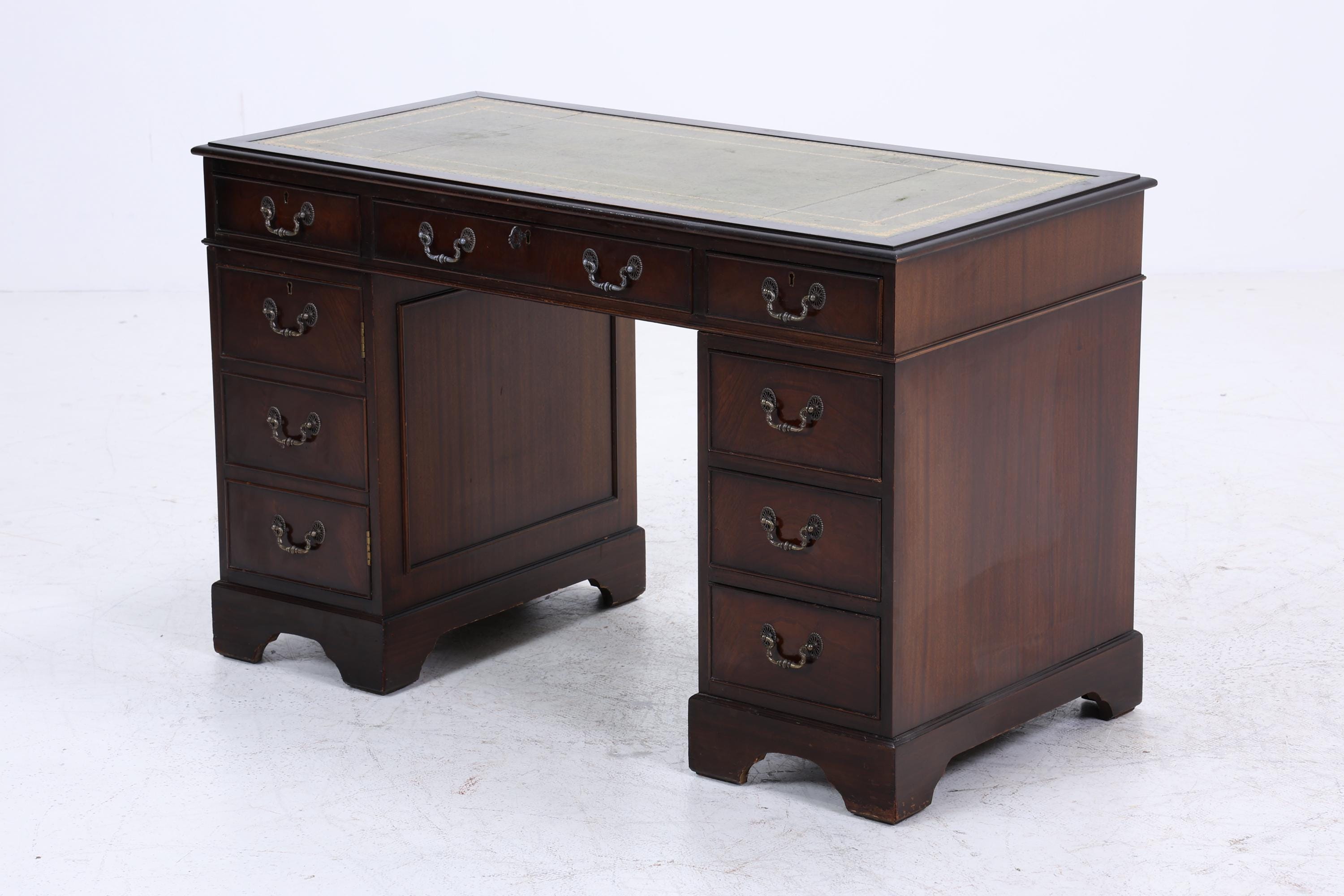 Antik Schreibtisch | Vintage Mahagoni Bürotisch | Executive Desk aus Holz | Office Furniture