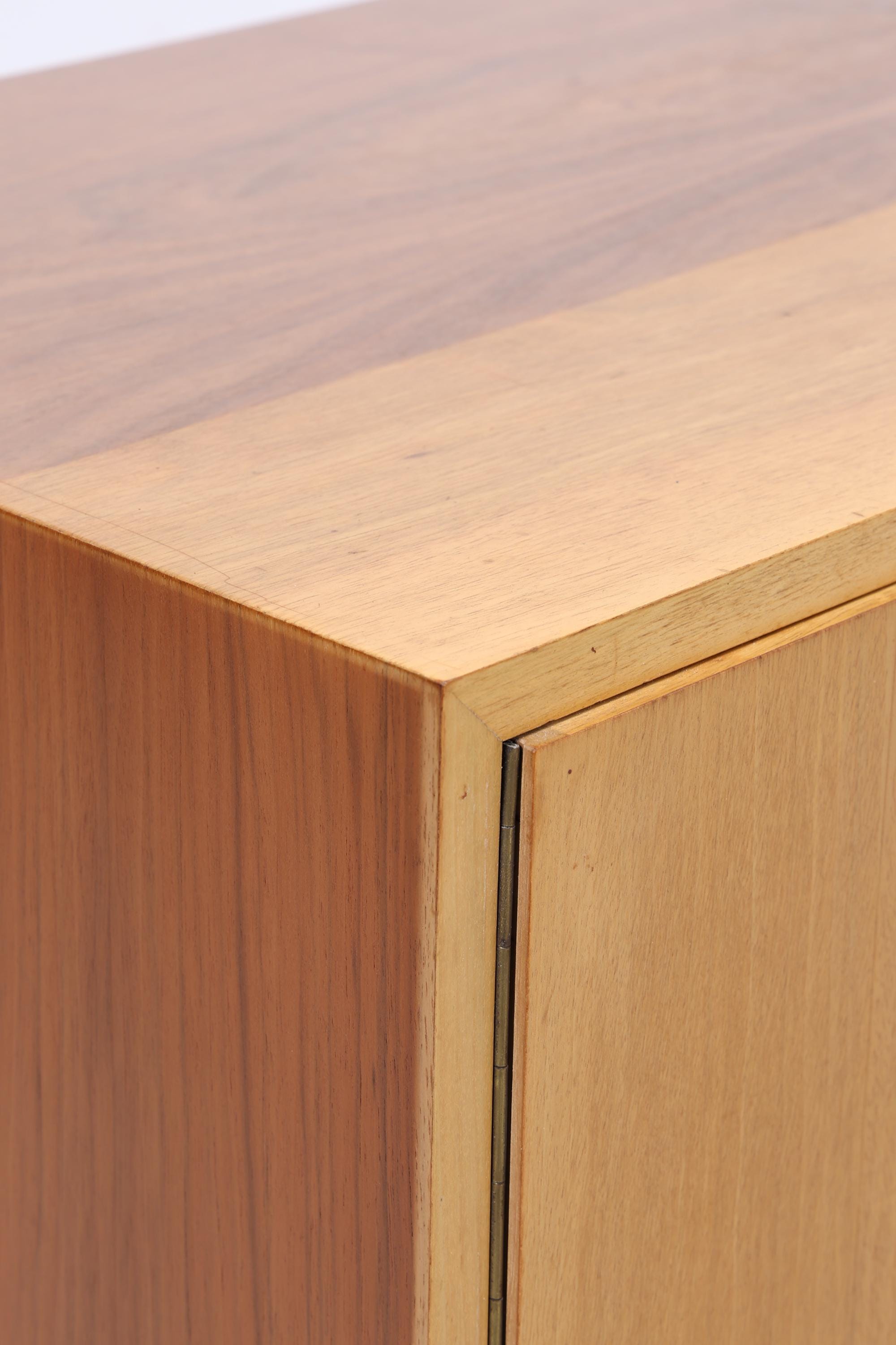 Vintage Sideboard 60er Jahre | Mid Century Anrichte mit Schubladen & Fächern Holz Aufbewahrung Anrichte