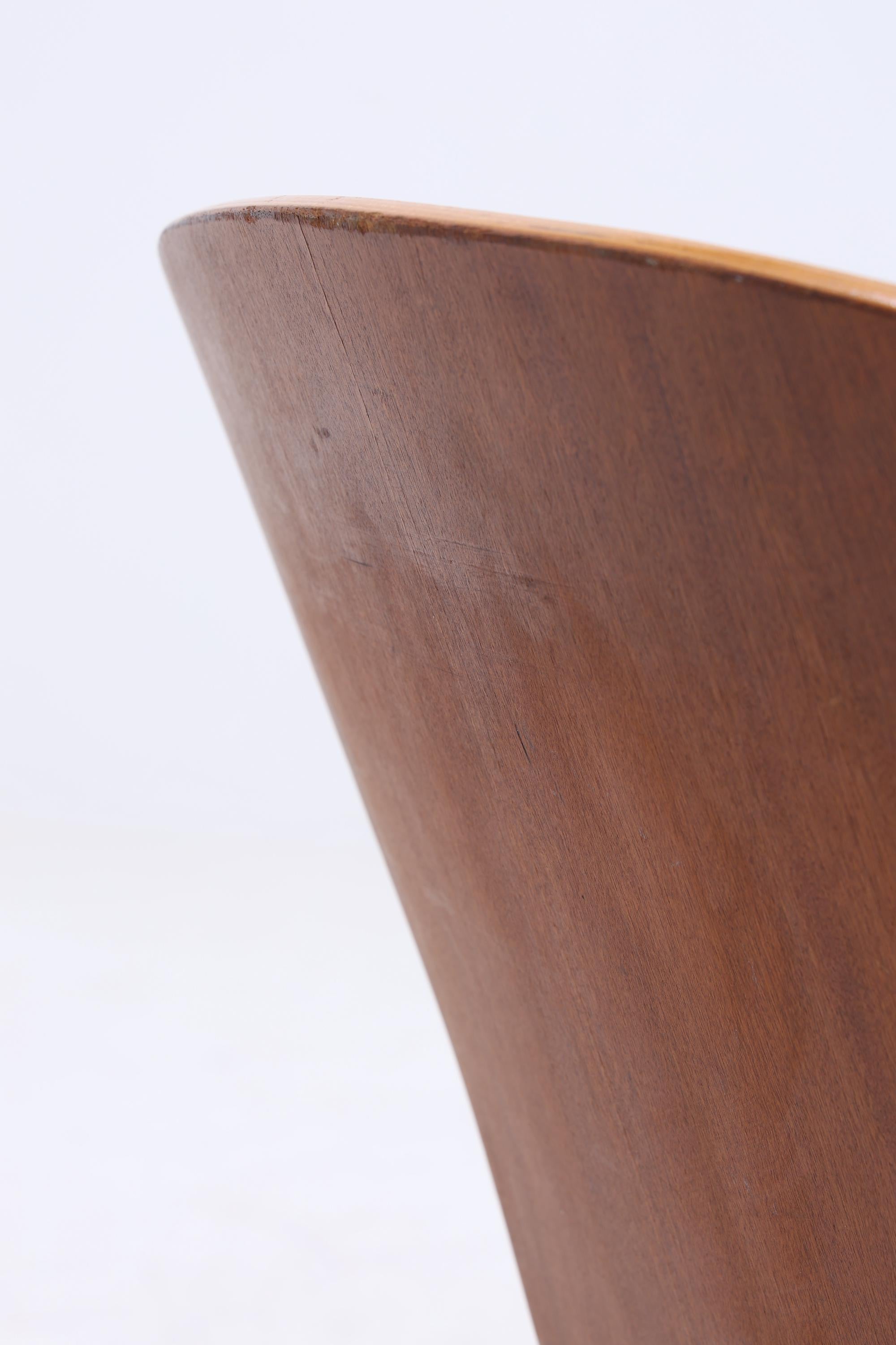 2er Set Teak Stühle aus Schichtholz | Mid Century Designklassiker | Vintage Stuhl | Retro Stuhl