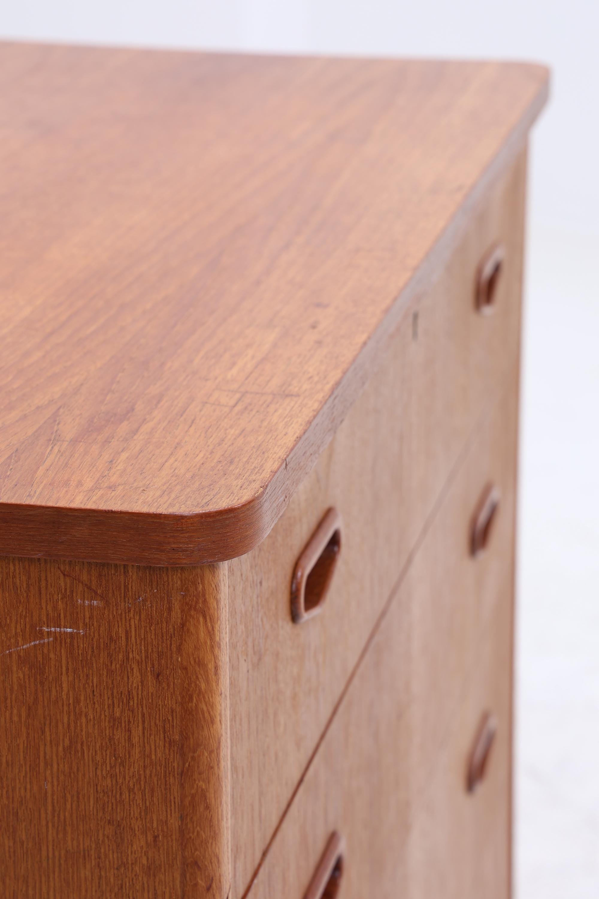 Vintage Teak Schubladen Kommode | Mid Century Schubladen Schrank | Holz Aufbewahrung 60er 70er Jahre