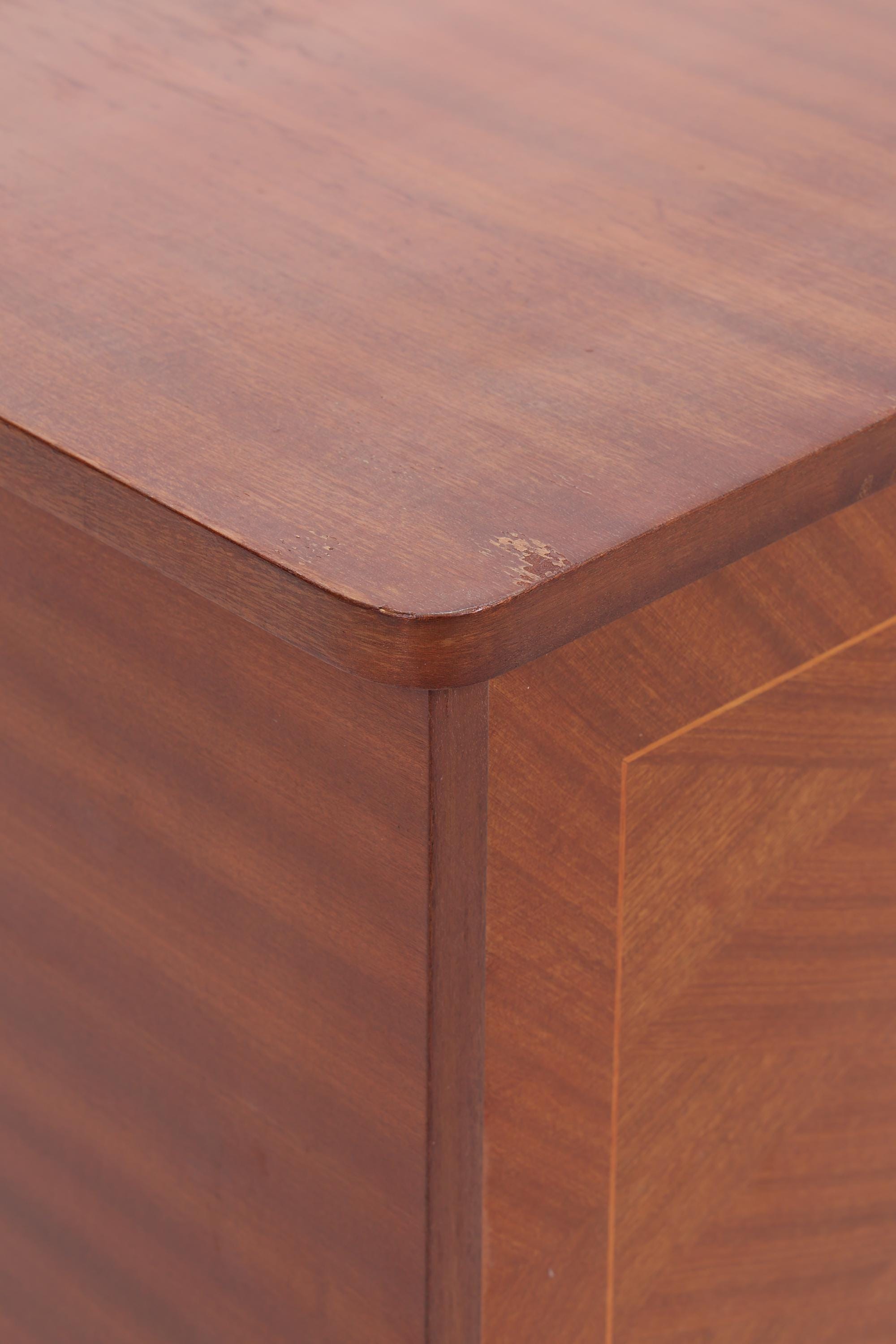 Wunderschöne Vintage Kommode 60er | Mid Century Schrank Klapptür & Schubladen | Retro Holz Aufbewahrung