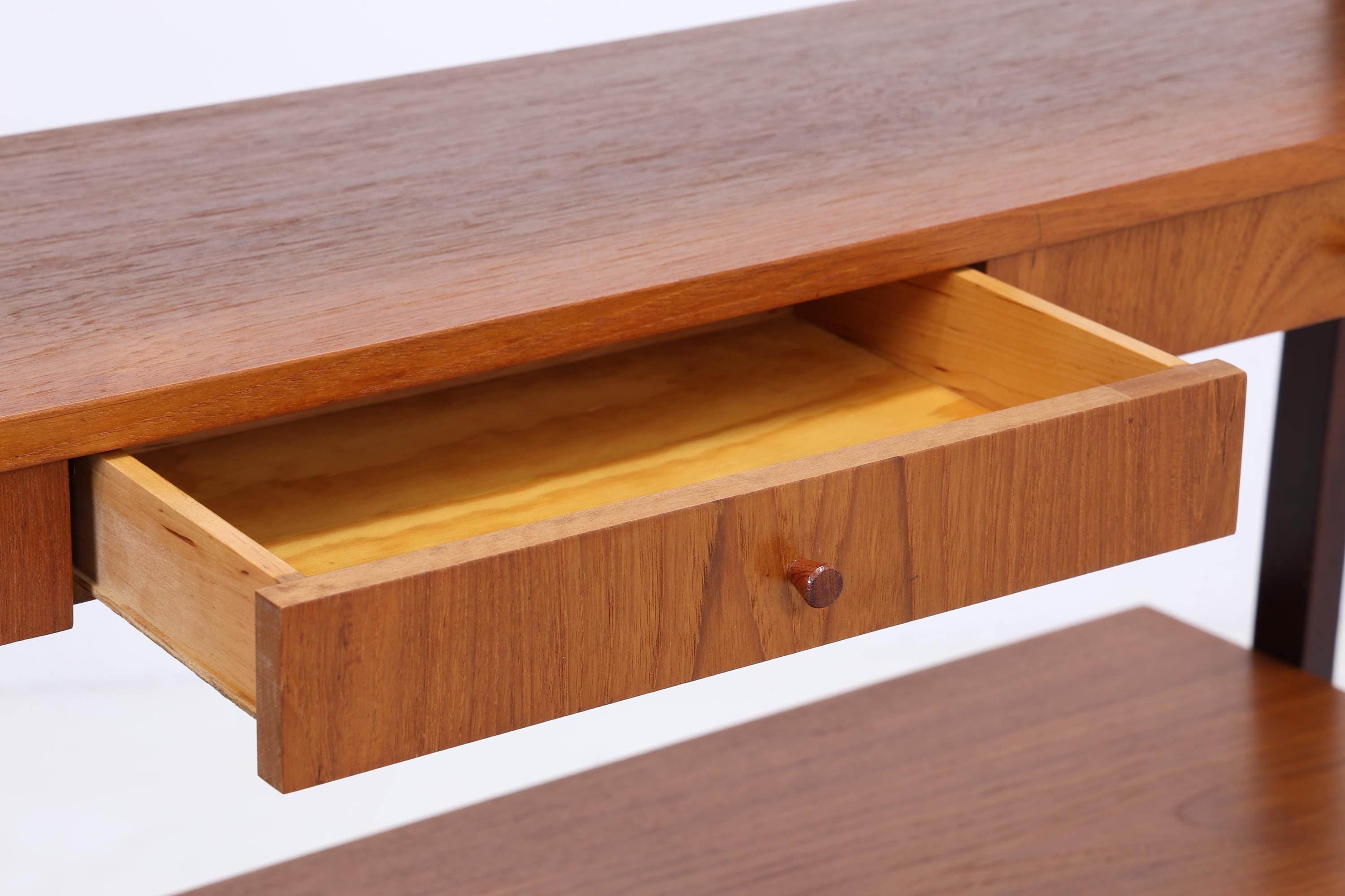 Vintage Teak Regal | Mid Century Schank Sekretär Retro Holz Aufbewahrung 60er 70er