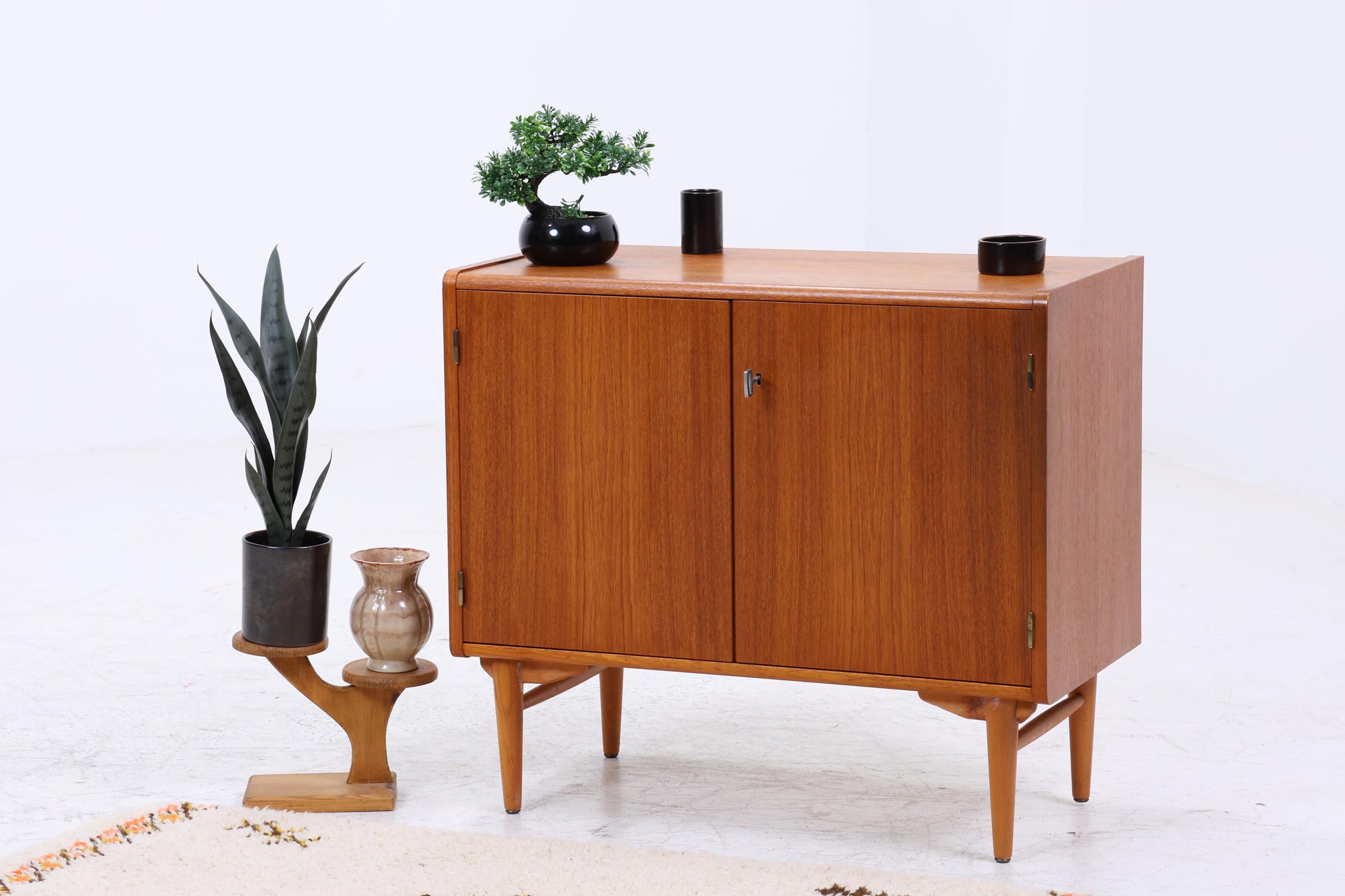 Wunderschöne Vintage Teak Kommode von Sonett | Mid Century Schrank | Retro Holz Aufbewahrung
