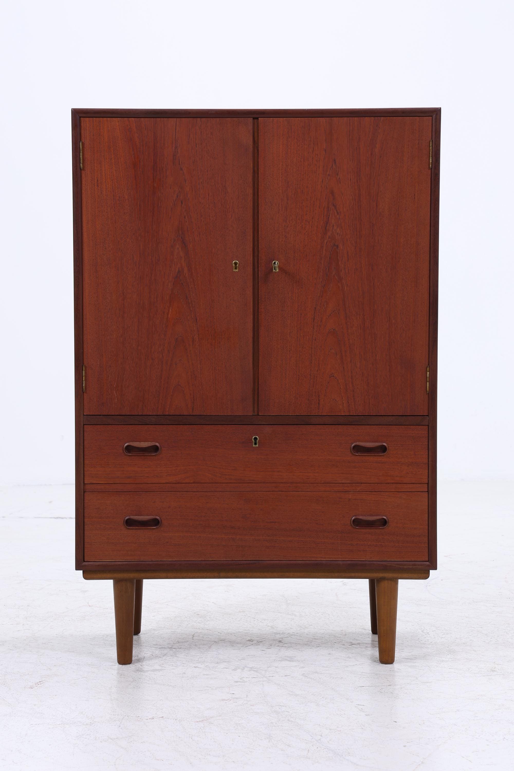 Vintage Teak Kommode | Mid Century Schubladen Schrank Holz Aufbewahrung 60er 70er