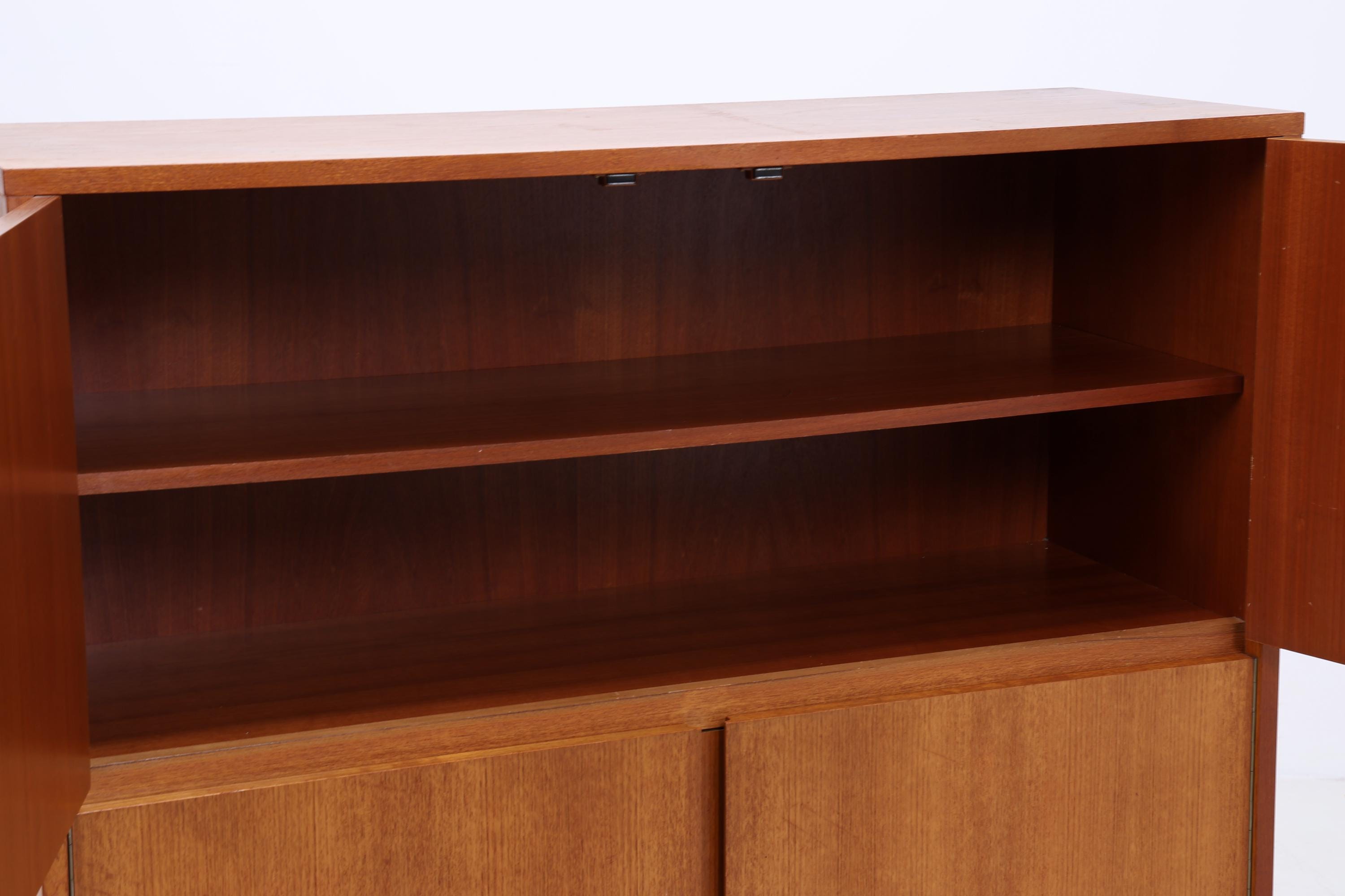 Vintage Schrank 60er Jahre | Mid Century Highboard Holz Aufbewahrung