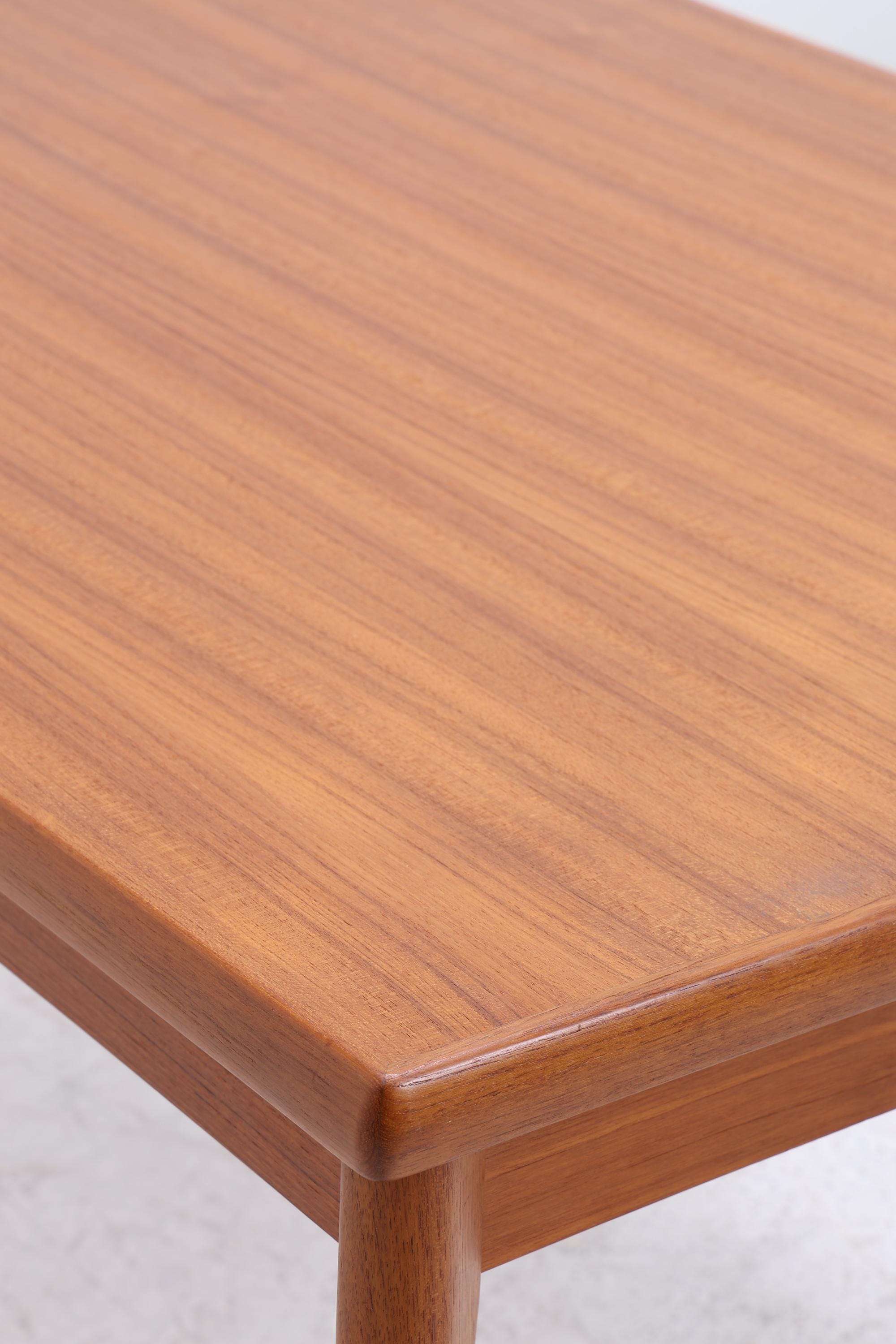 Vintage Teak Esstisch | Mid-Century Ausziehbarer Küchentisch 1960er Teak Holz