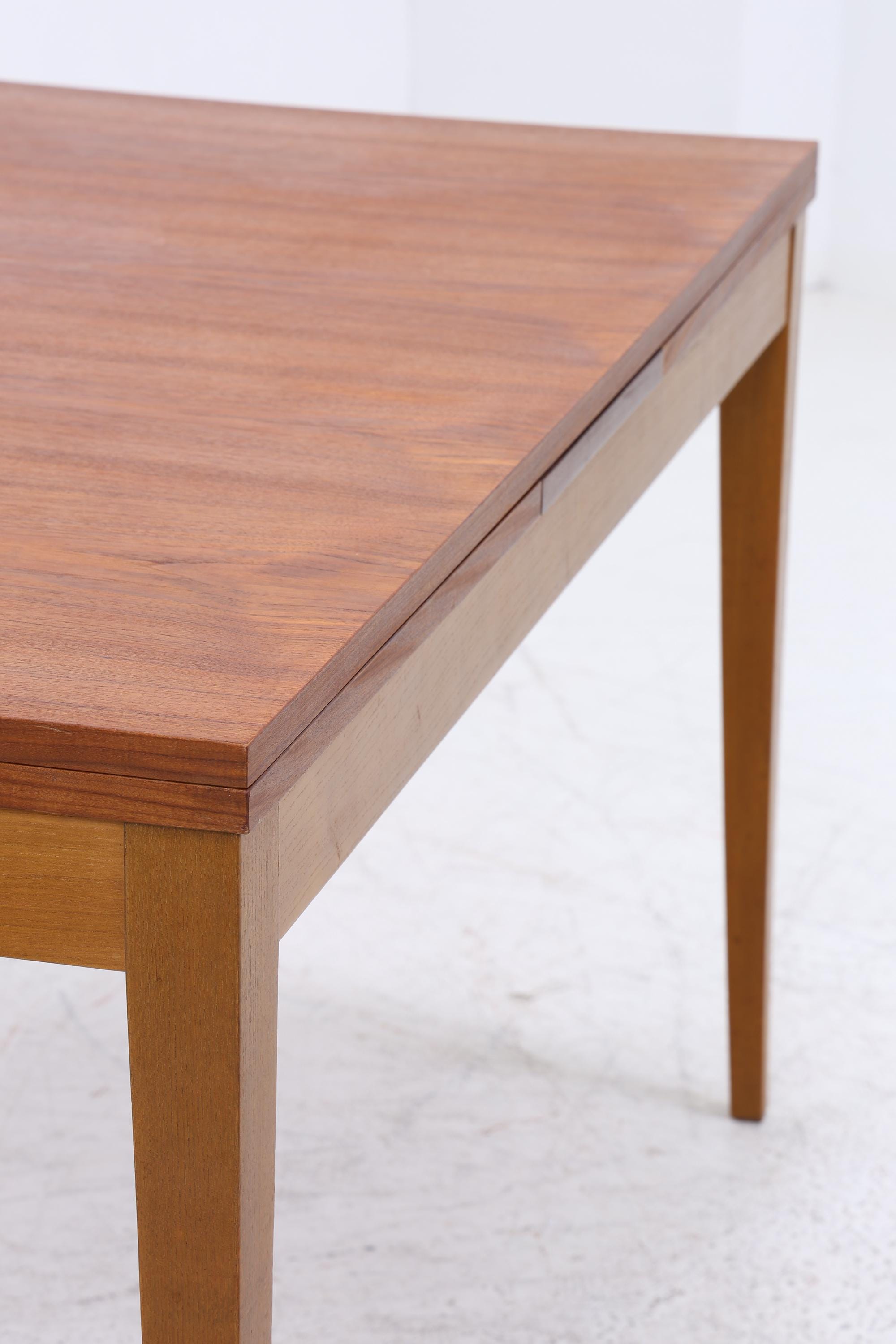 Vintage Esstisch | Mid-Century Ausziehbarer Küchentisch 1960er Holz