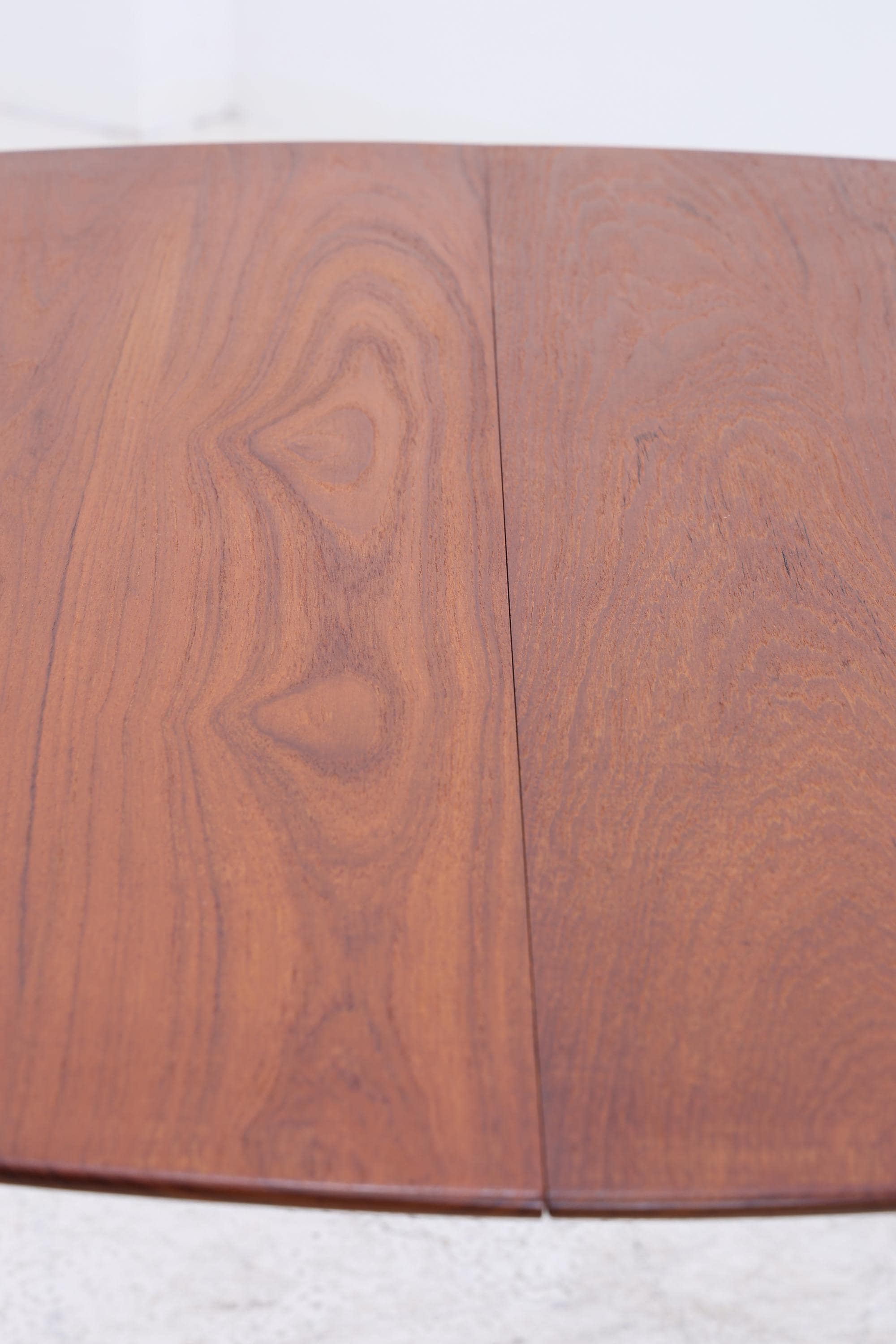 Peter Hvidt & Orla Mølgaard-Nielsen runder Teak Esstisch 60er Jahre | Danish Design Mid Century Tisch | Søborg Møbelfabrik