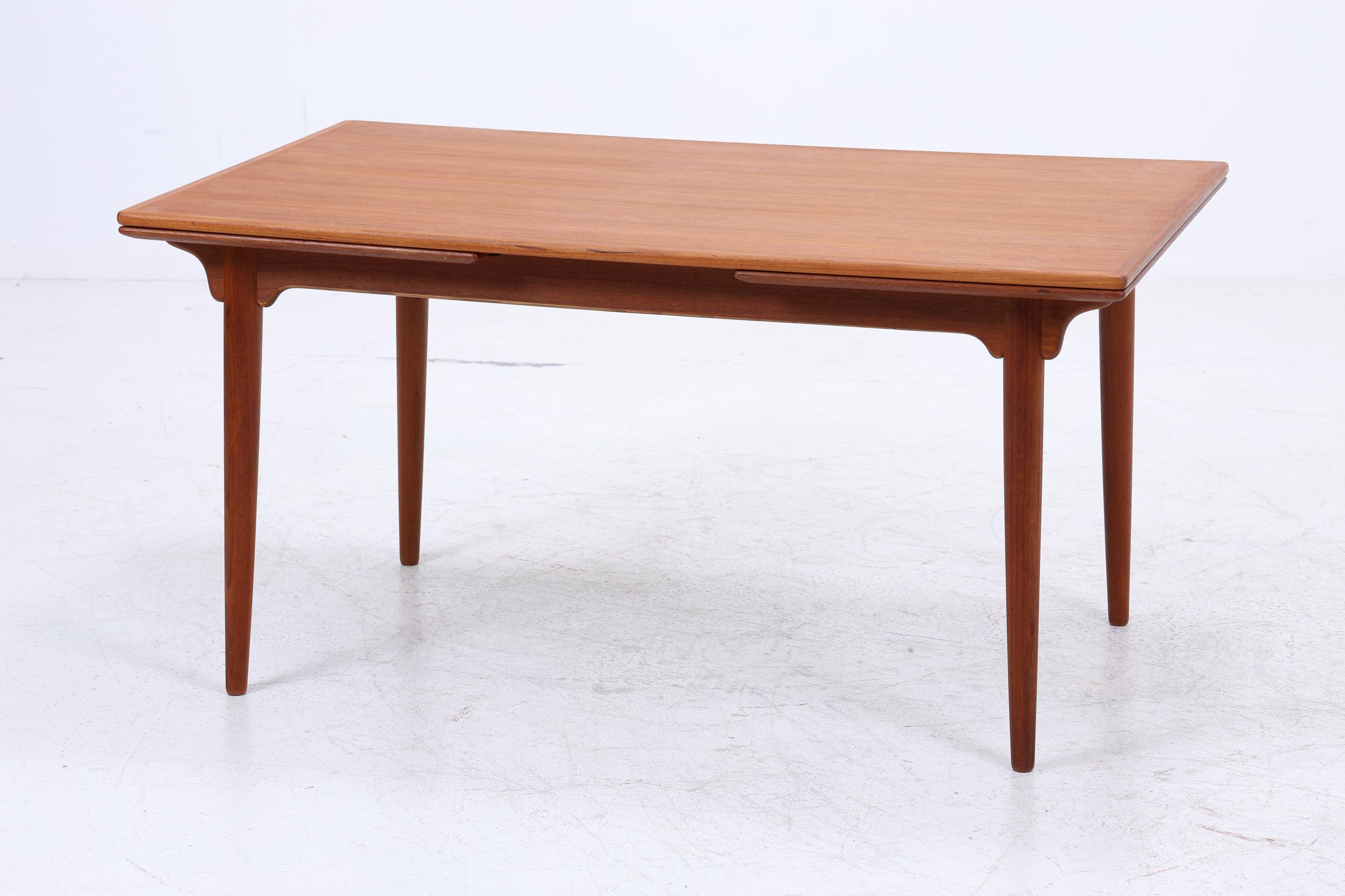 Omann Jun Modell 54 Teak Esstisch | Danish Design Ausziehtisch Mid Century 60er