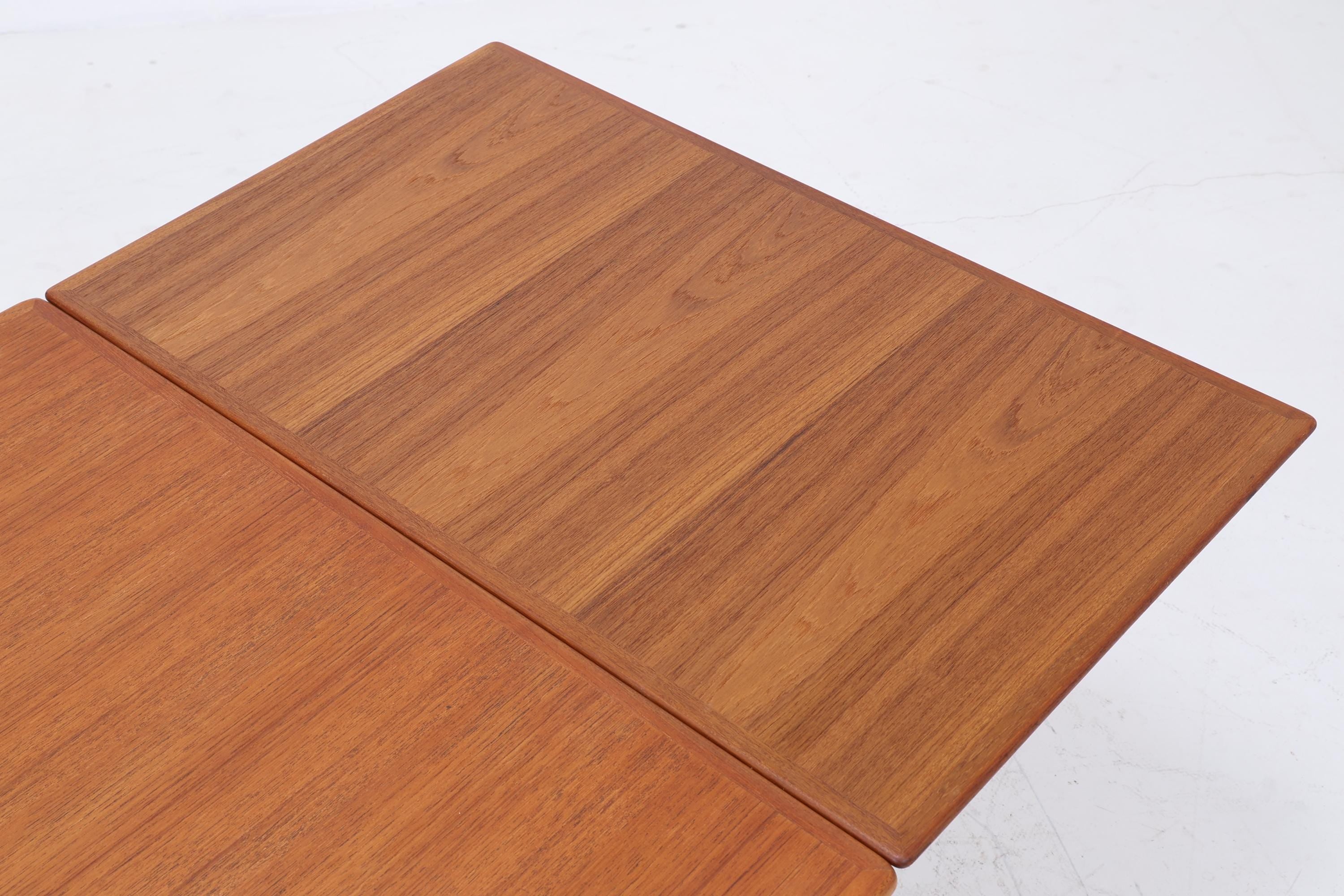 Omann Jun Modell 54 Teak Esstisch | Danish Design Ausziehtisch Mid Century 60er